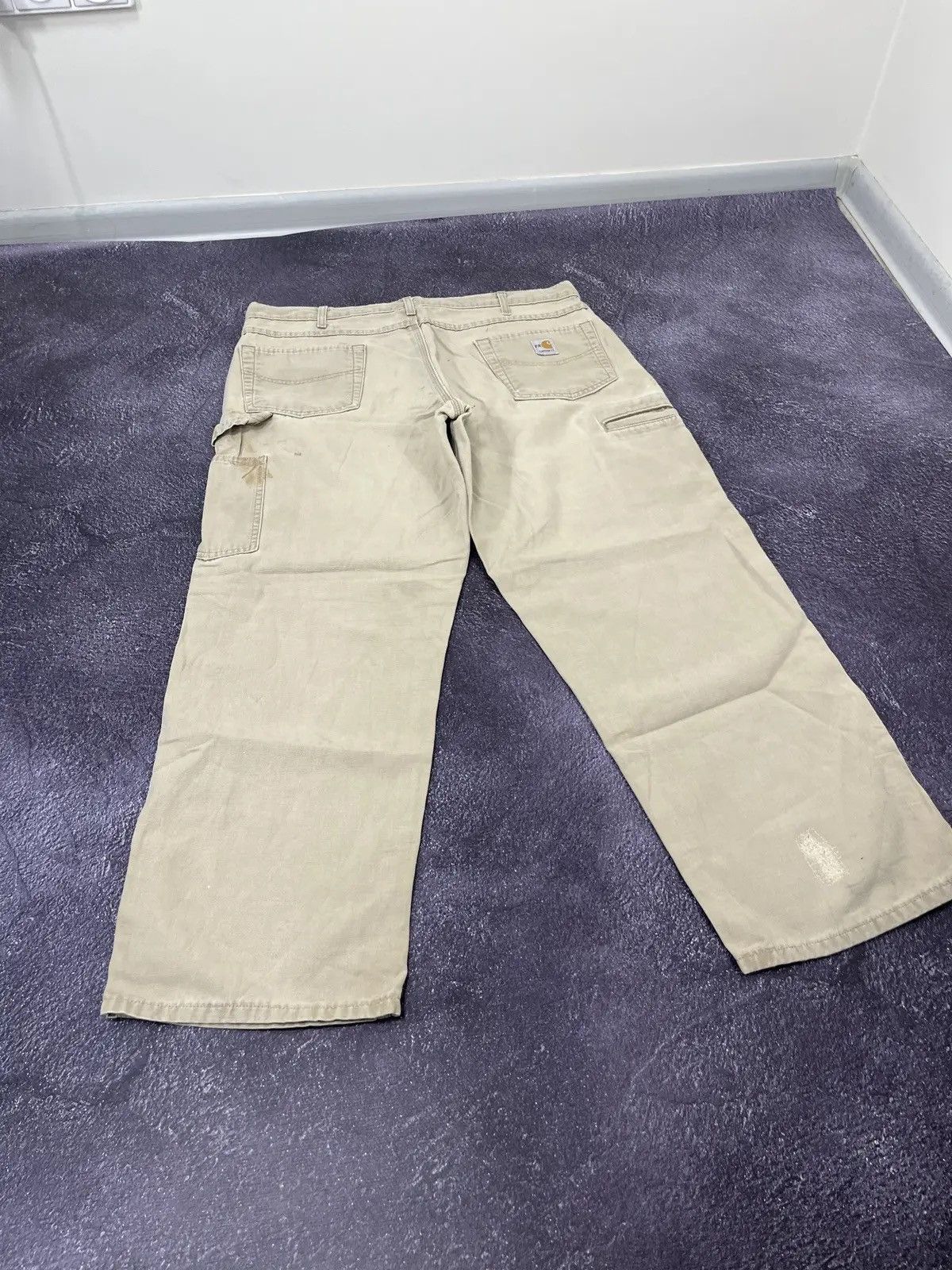 Carhartt × Vintage Vintage Carhartt Flame Resistant Hype Carpenter Baggy Pants Size US 36 / EU 52 - 3 Thumbnail
