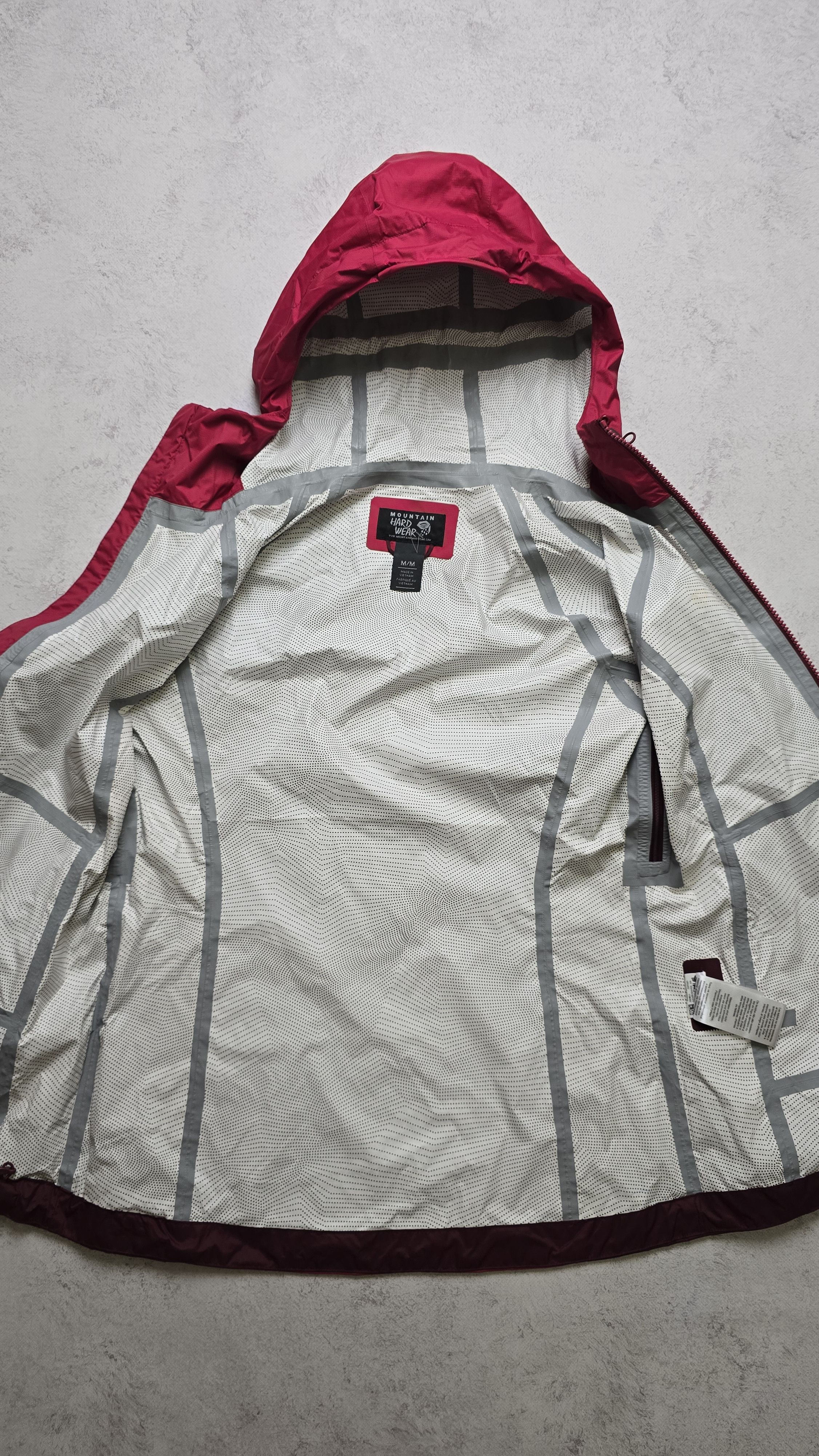 Mountain Hardwear Vapor Dry Rain Shell Waterproof Nylon Packable Jacket Size M / US 6-8 / IT 42-44 - 14 Thumbnail