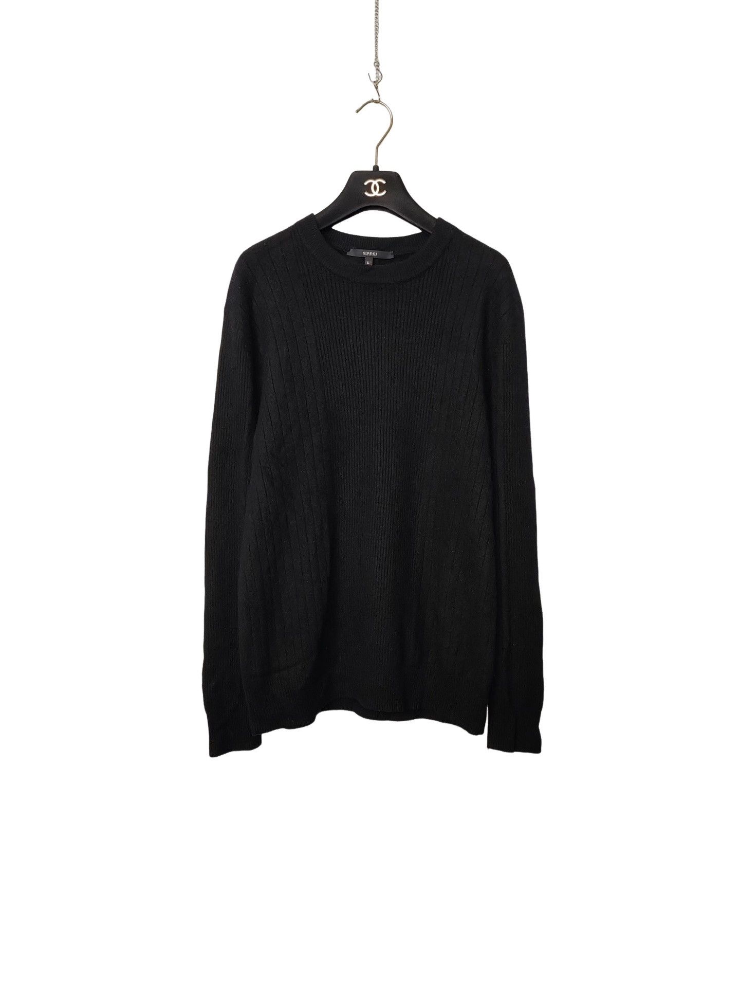 Gucci Gucci Ribbed Cashmere Wool Silk Sweater Size L Size US L / EU 52-54 / 3 - 1 Thumbnail