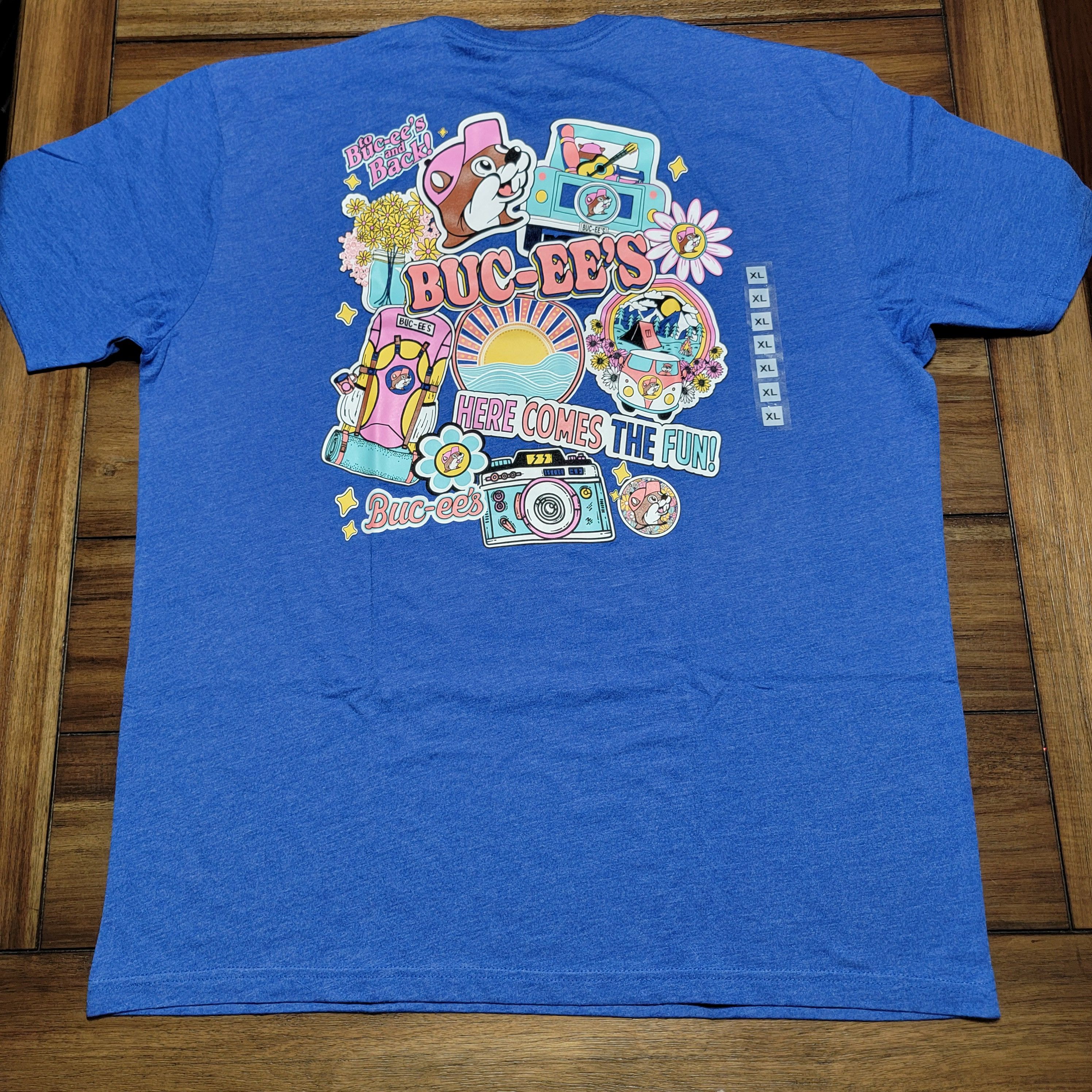 Other Buc-ee's SS Unisex Tee "Here Comes The Fun" - Size XL NWT Size XL / US 12-14 / IT 48-50 - 3 Thumbnail