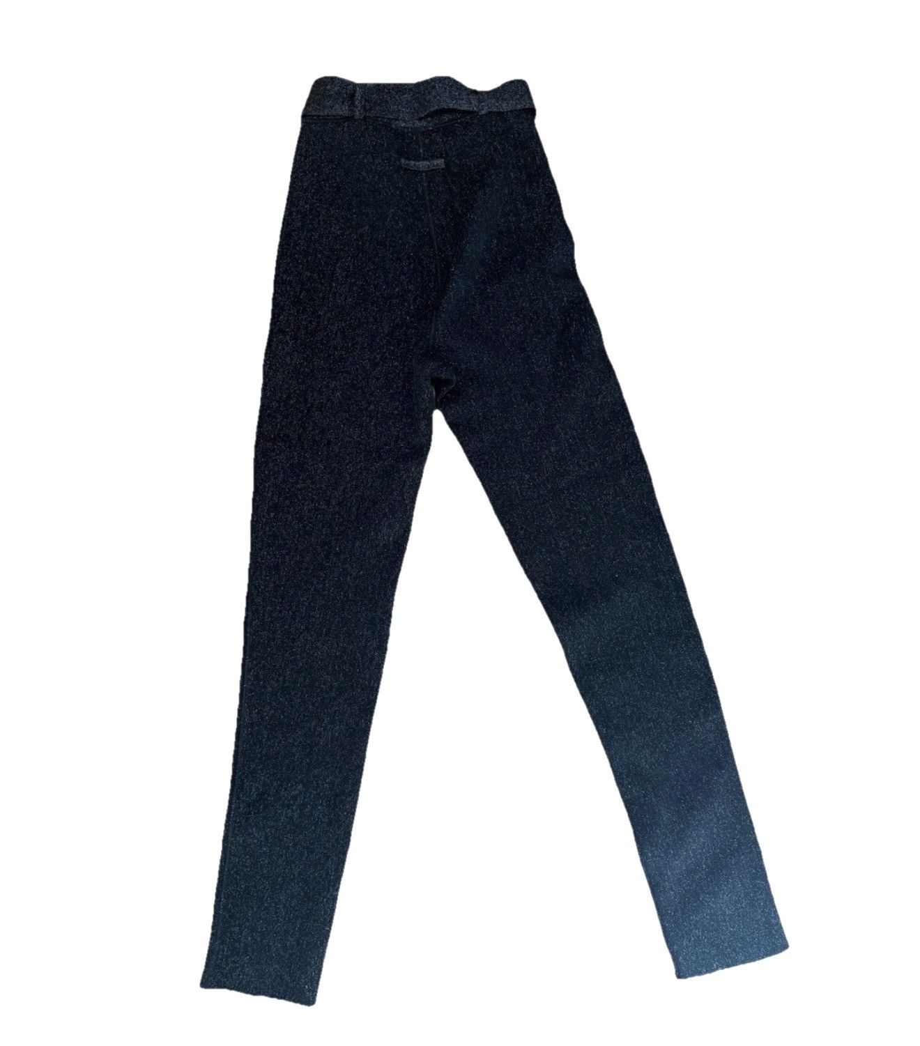 Jean Paul Gaultier Jean Paul Gaultier Classique Belted Metallic Black Pants S Size 26" / US 2 / IT 38 - 6 Thumbnail