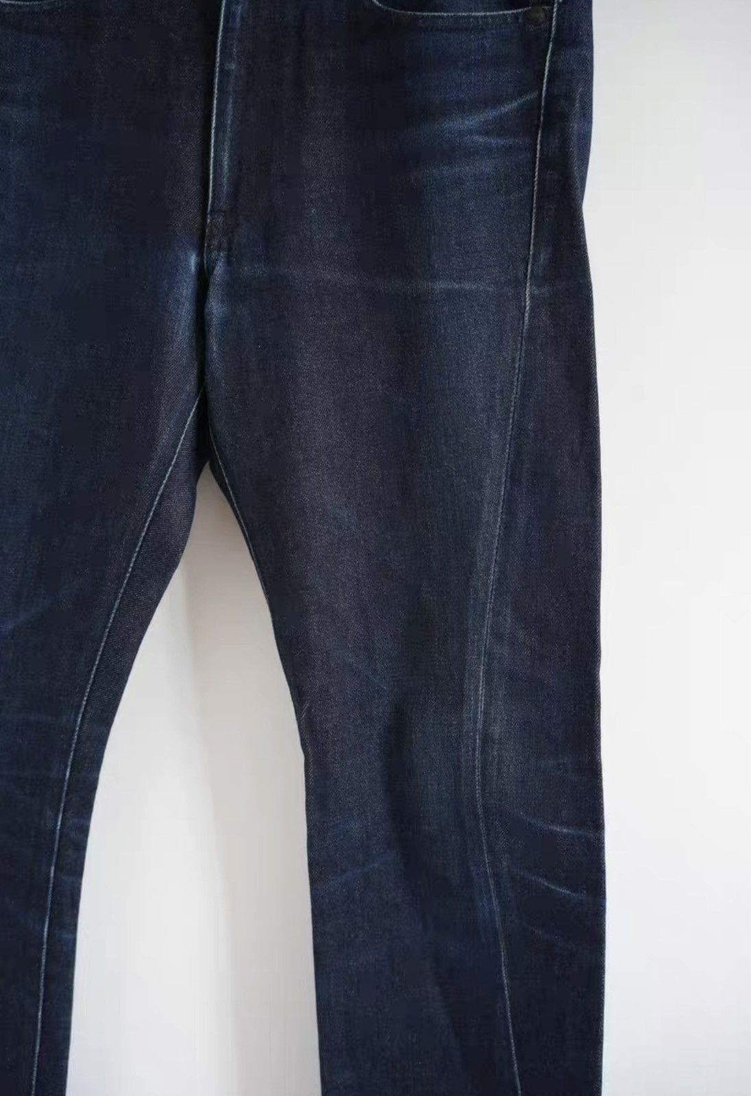 Yohji Yamamoto Lad Musician Washed Distressed Curved Jeans K4 Size US 28 / EU 44 - 6 Thumbnail