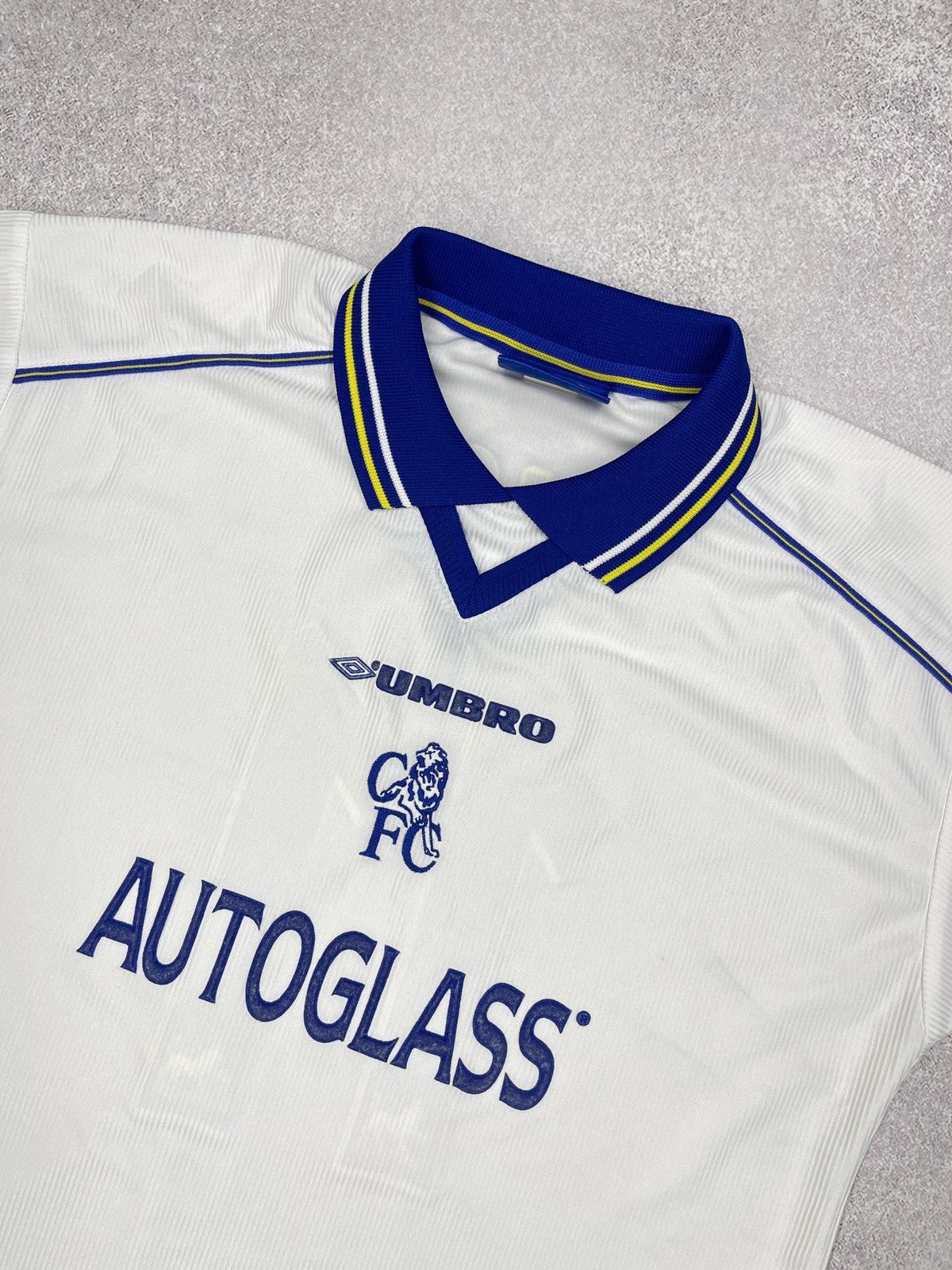 Umbro Umbro Chelsea Wise 11 Autoglass 1998/2000 Soccer Jersey Size US S / EU 44-46 / 1 - 4 Thumbnail