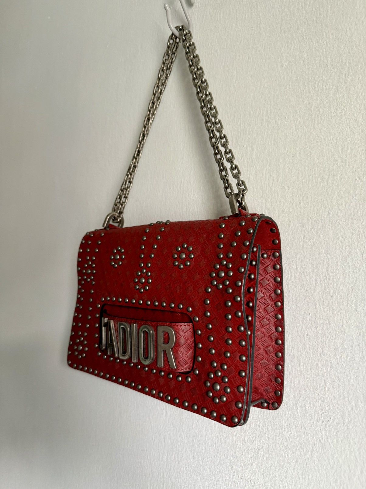 Dior Christian Dior J'Adior Flap Bag studded calfskin leather Size ONE SIZE - 7 Thumbnail