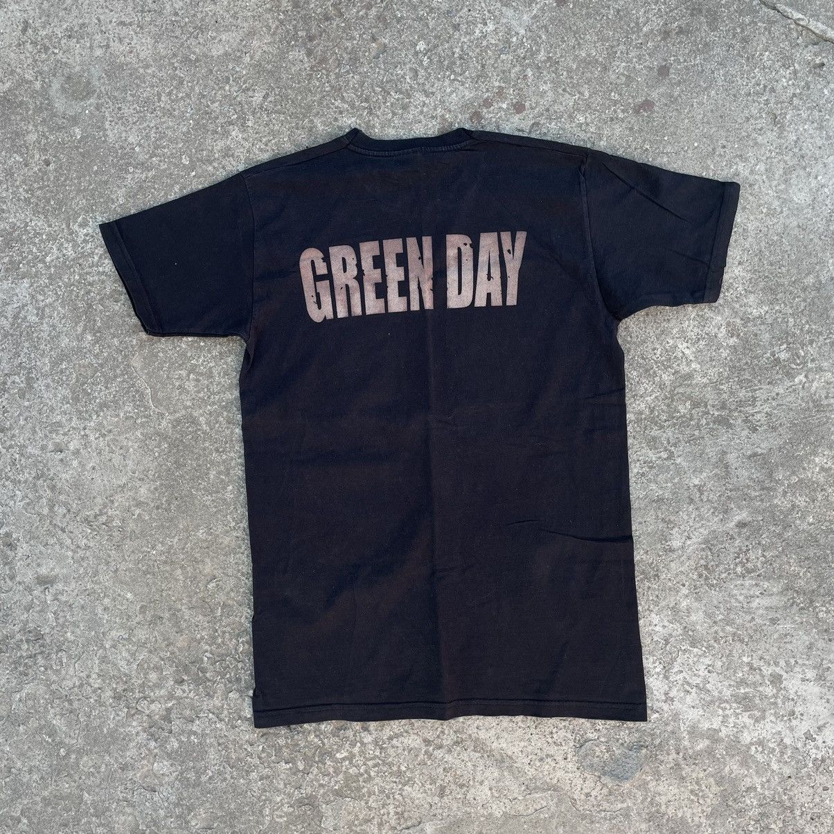Vintage Vintage Green Day T-shirts Big Logo USA Y2K Band 90s Size S / US 4 / IT 40 - 4 Thumbnail