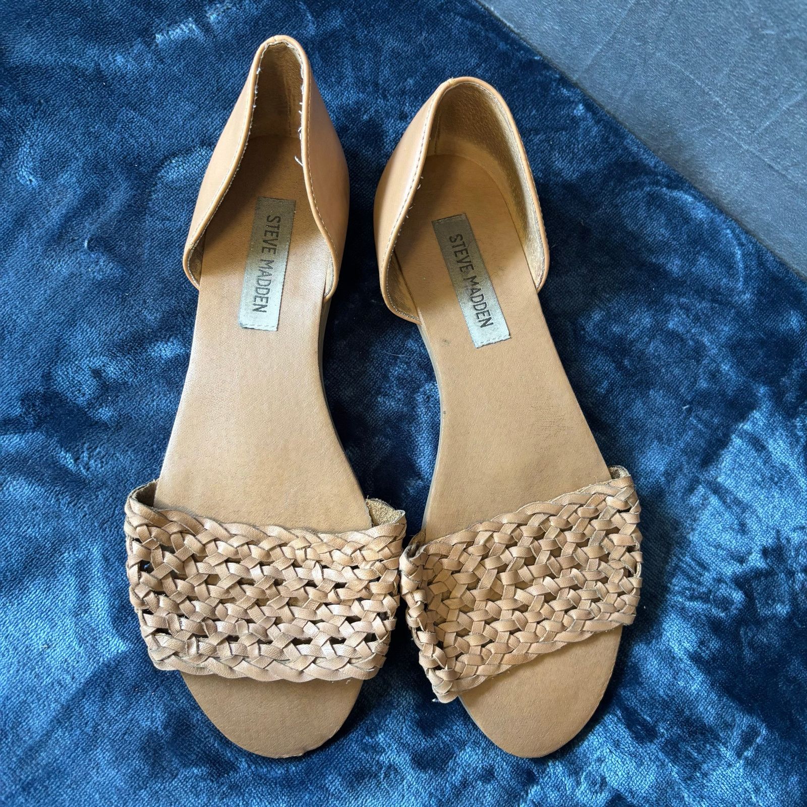 Steve Madden Steve Madden Leather Sandals Sz 9m Beachy Low Profile Boho Size US 9 / IT 39 - 3 Thumbnail