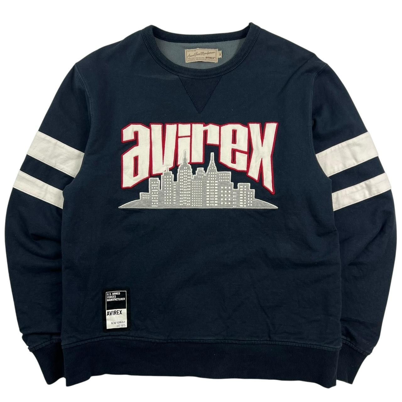 Avirex Vintage Avirex Fleece Lined Sweatshirt - Medium Size US M / EU 48-50 / 2 - 1 Thumbnail