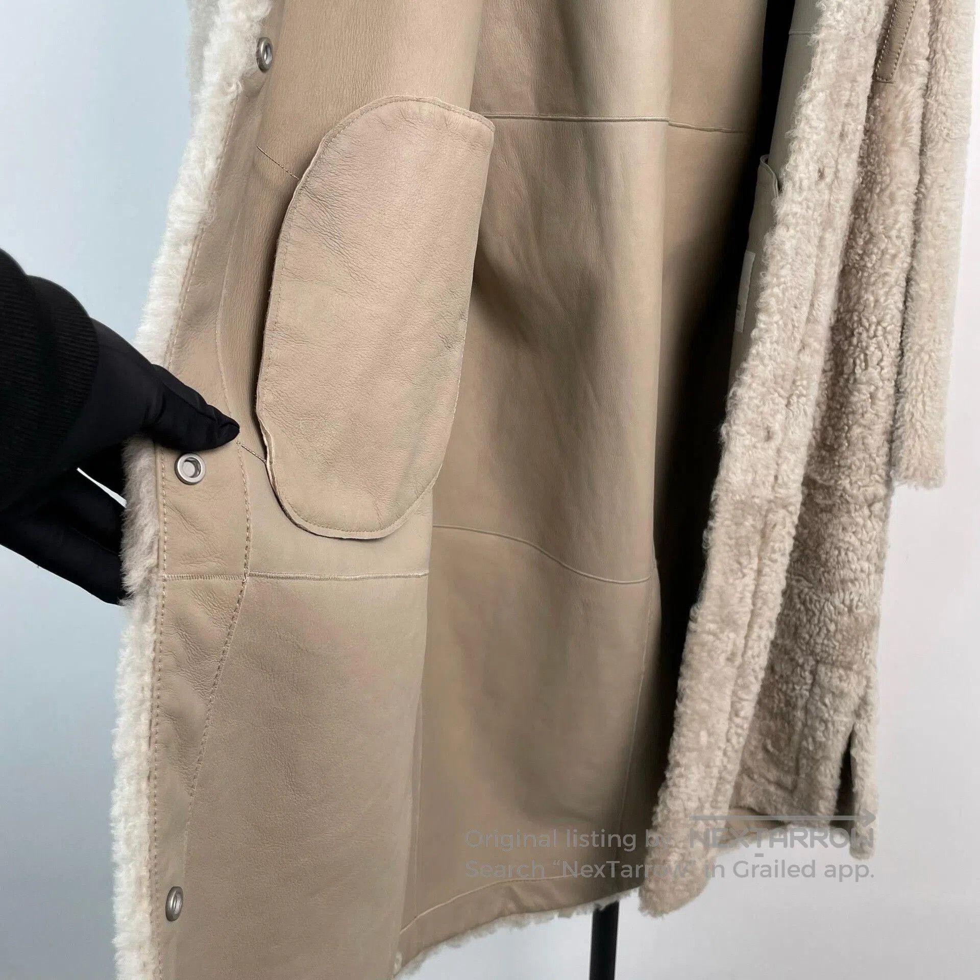 Maxmara Classic Long Wool Hooded Coat 36.