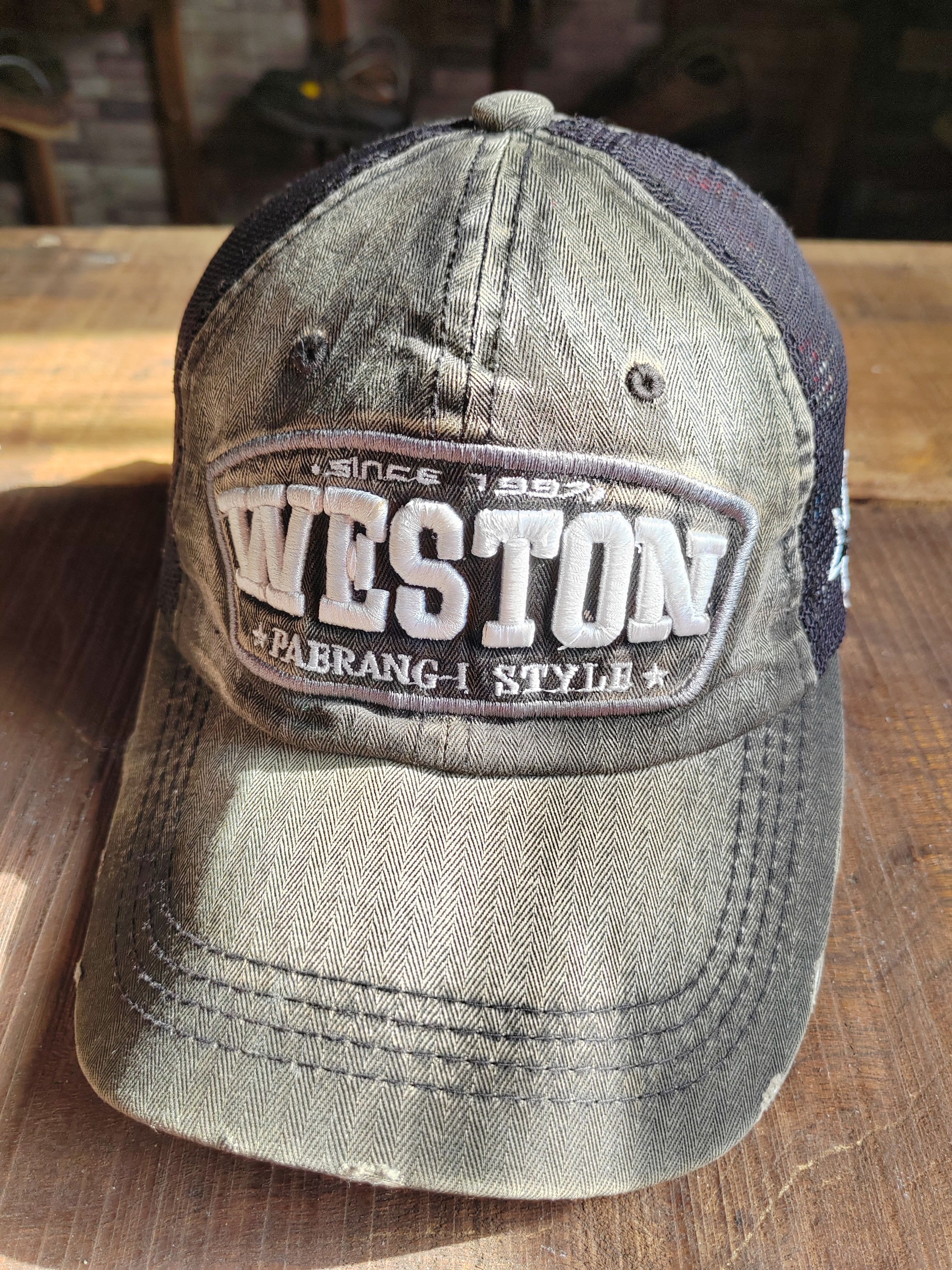 Japanese Brand Vintage Weston Distressed Style Cap Hat Size ONE SIZE - 1 Thumbnail