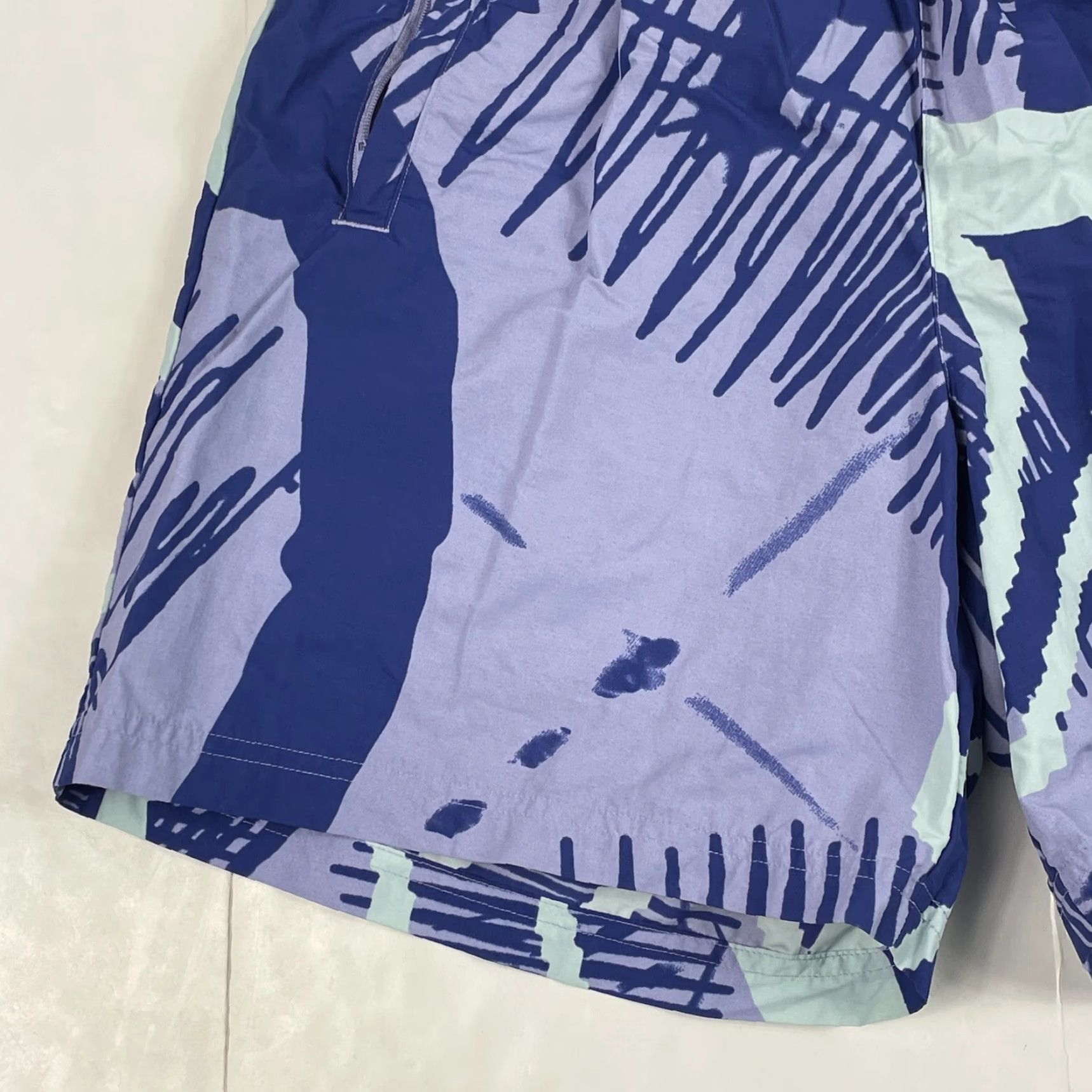 Adidas Adidas Swim Shorts Mens Medium Purple Floral Beach Surfing Trunks AOP Size US 31 - 5 Thumbnail