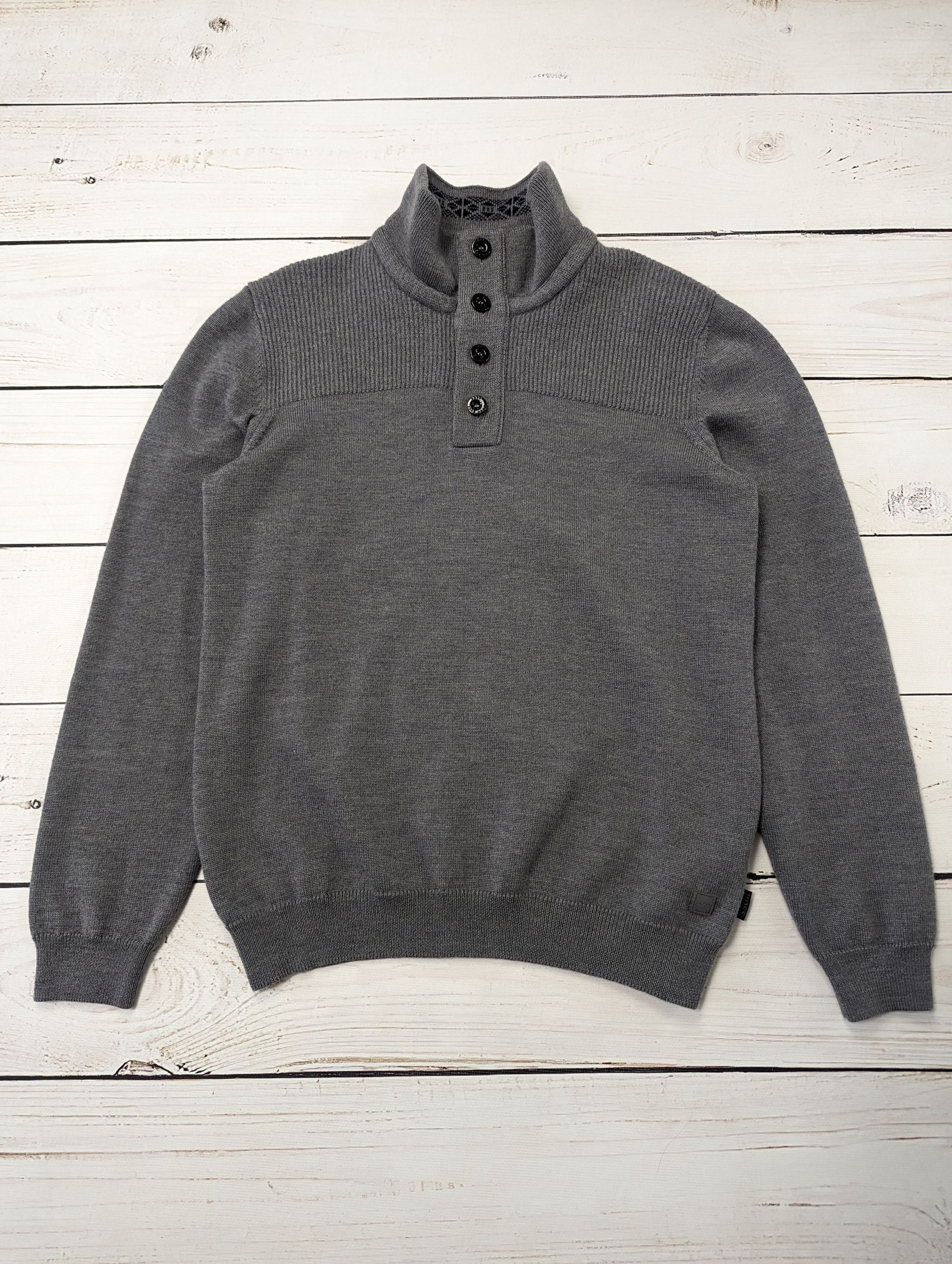 Hugo × Hugo Boss × Vintage Hugo Boss Vintage Wool Turtleneck sweater Size US M / EU 48-50 / 2 - 1 Thumbnail