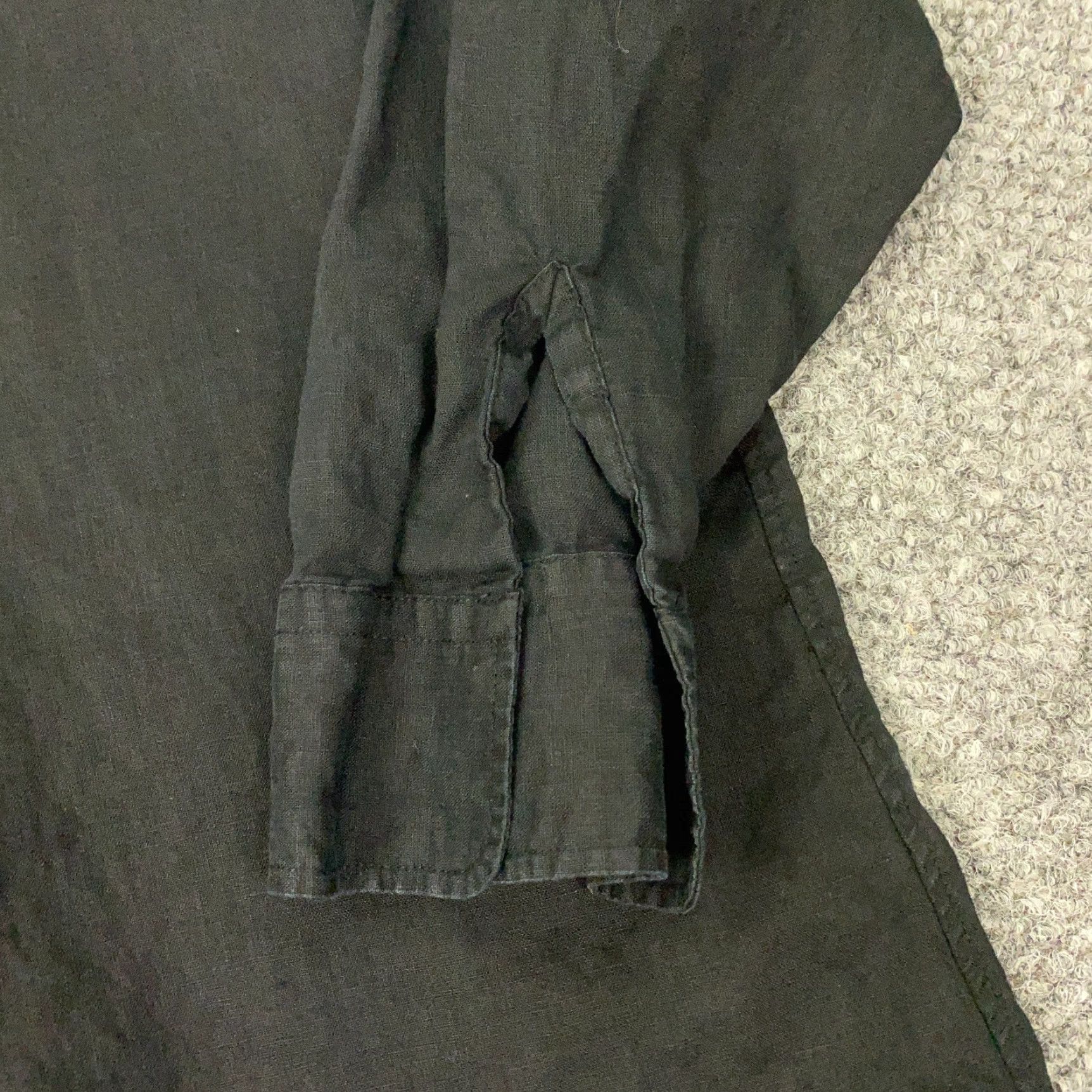 Ralph Lauren Ralph Lauren LRL Shirt Womens Linen Medium Black 3/4 Sleeve Blouse Top Size M / US 6-8 / IT 42-44 - 4 Thumbnail