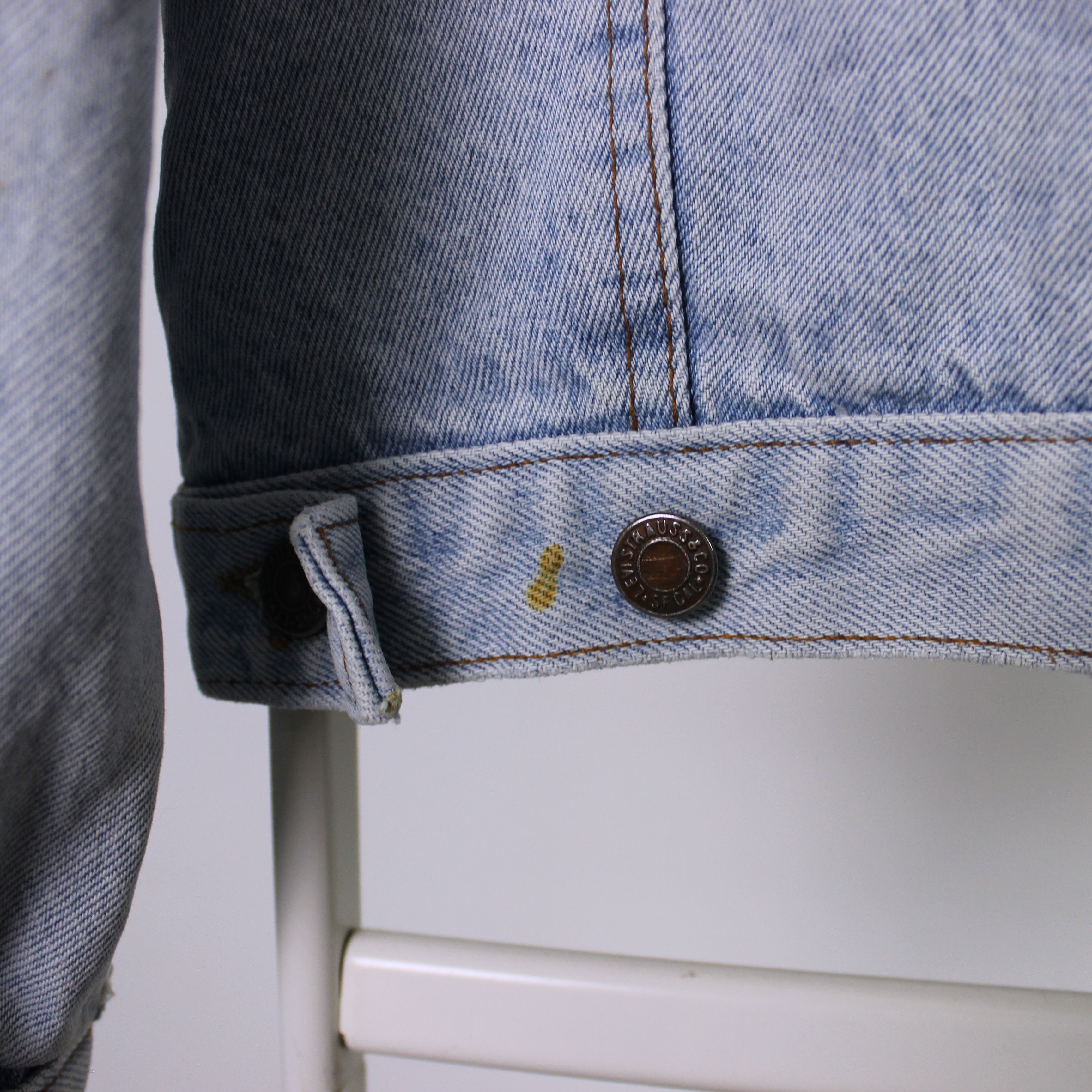 Levi's Levis vintage denim jacket rare blue white L Size US L / EU 52-54 / 3 - 9 Thumbnail