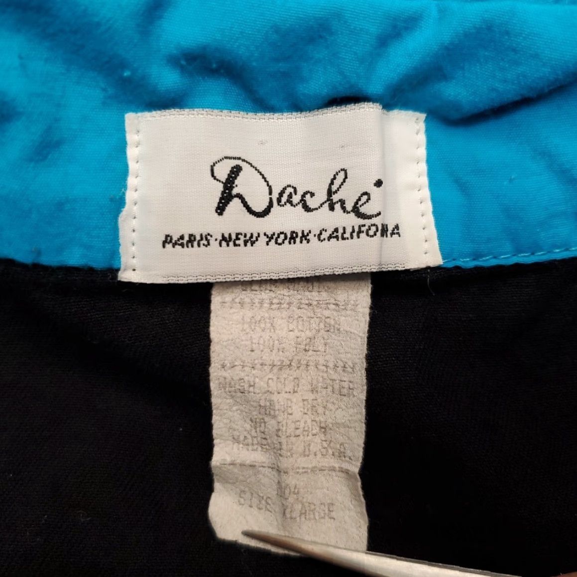 Vintage VINTAGE DAChe Club Maui Jacket Men L Black Blue Full Zip 80s 90s Made in USA Bomber Jacket Wind-Resistant Outdoor Casual Mens Size US L / EU 52-54 / 3 - 4 Thumbnail