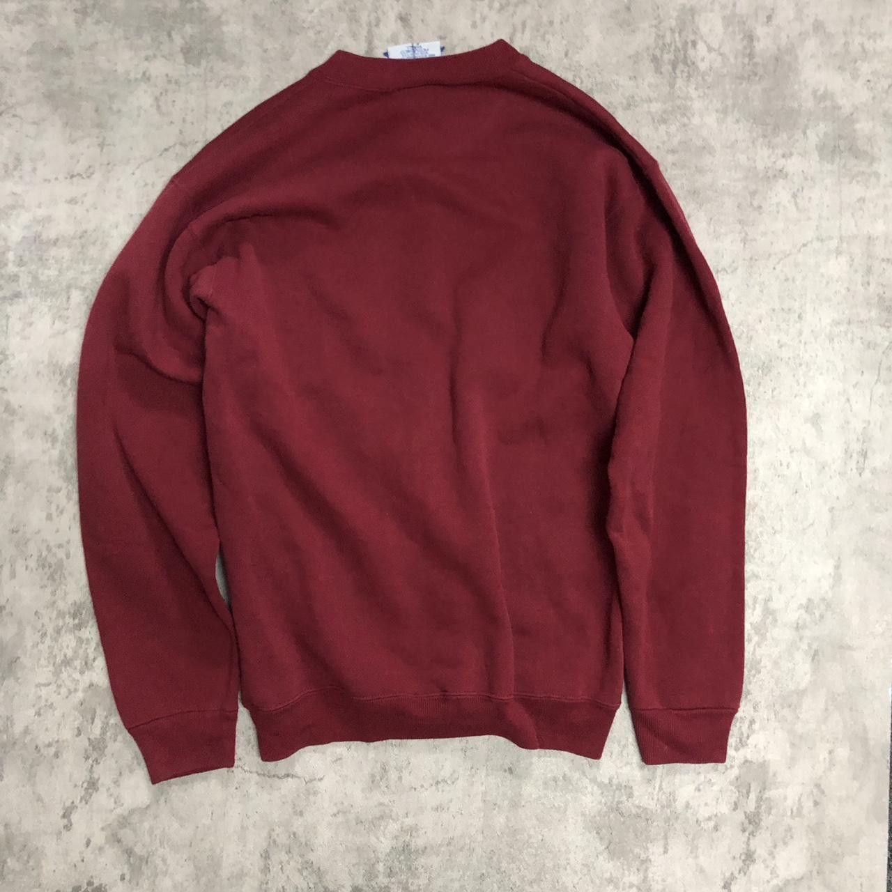 Hanes Burgundy Hanes crewneck sweatshirt with white "Cheers" logo Size US S / EU 44-46 / 1 - 4 Thumbnail