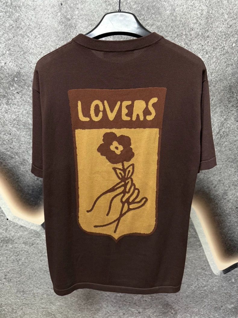 Louis Vuitton Louis Vuitton Brown Knit Short Sleeve Size US L / EU 52-54 / 3 - 1 Thumbnail
