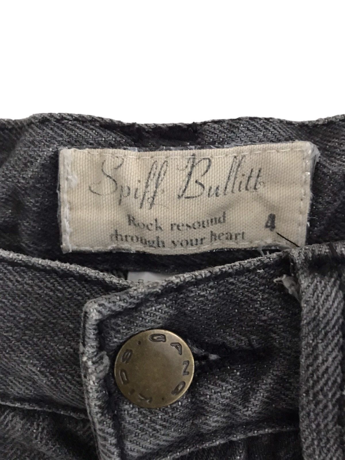 Japanese Brand Spiff Bullitt Rock Resound Through Your Heart Denim Jeans Size US 32 / EU 48 - 8 Thumbnail