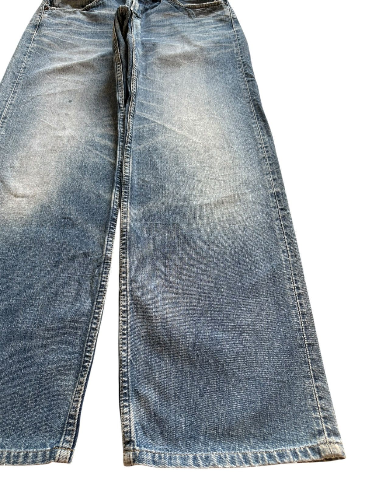 Levi's Vintage 90s Levis 504 Faded Wash Baggy Jeans Size US 33 - 7 Thumbnail