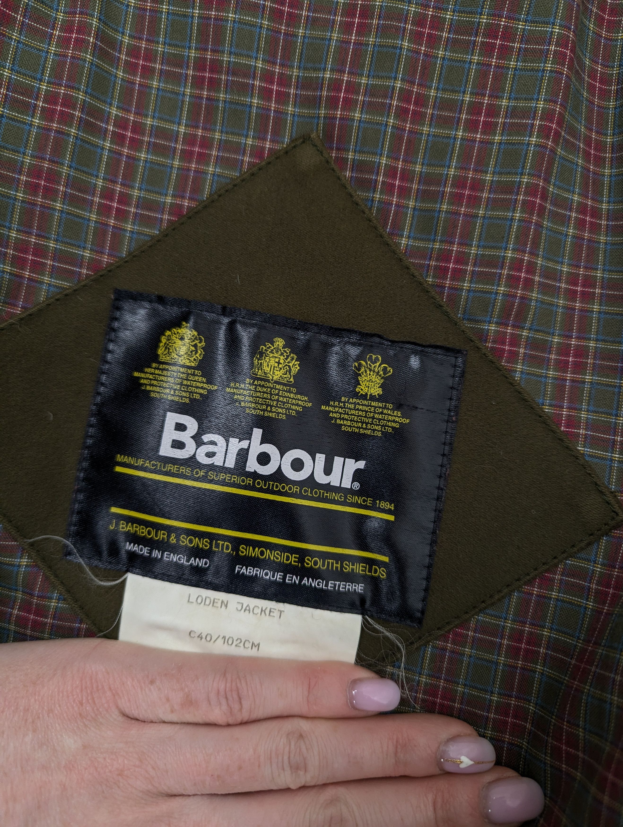 Barbour Barbour loden jacket 100% wool men's Coat Size US L / EU 52-54 / 3 - 13 Thumbnail