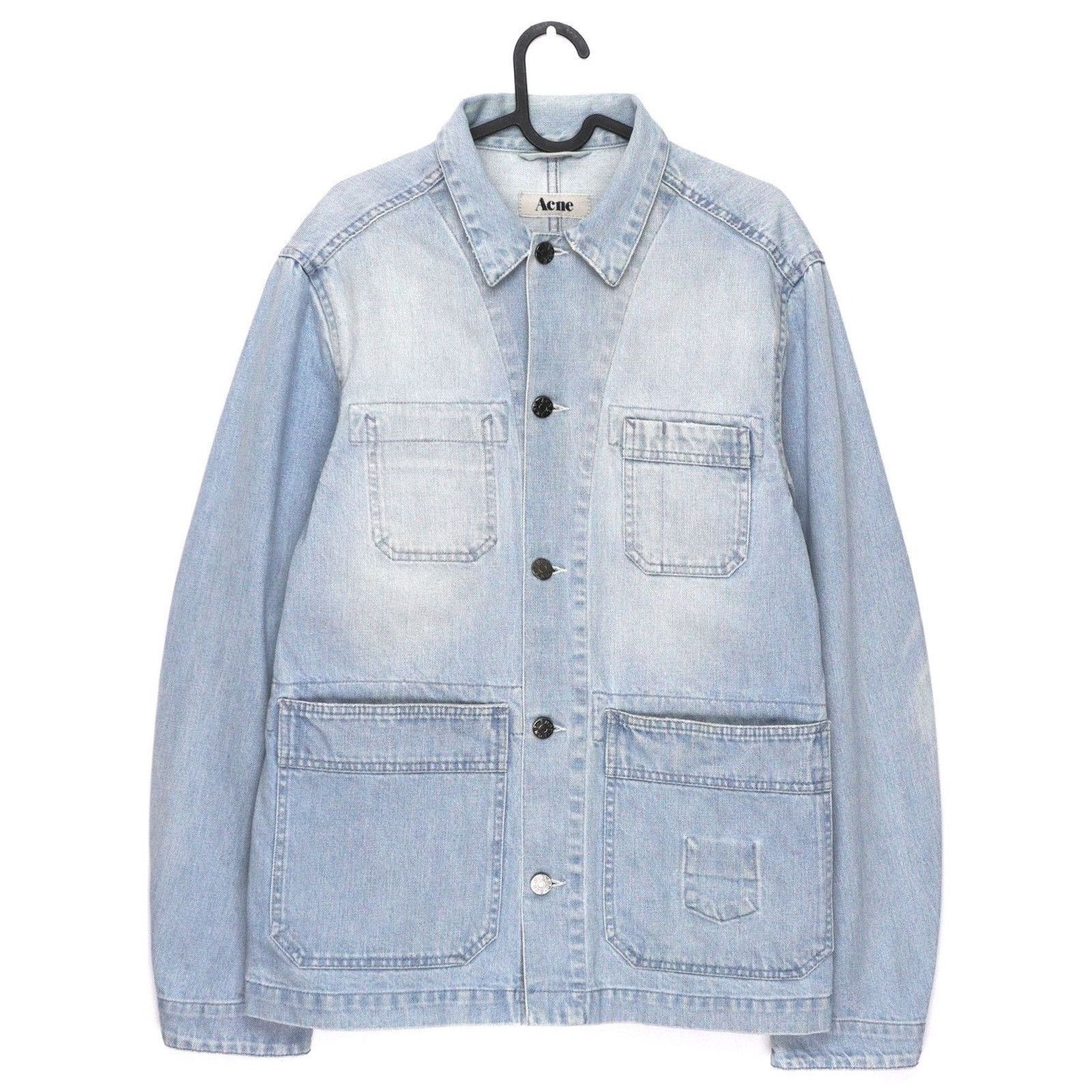 Acne Studios Vintage Acne Studios 2011 Mechanic Pearl Light Blue Jacket Size US M / EU 48-50 / 2 - 1 Thumbnail