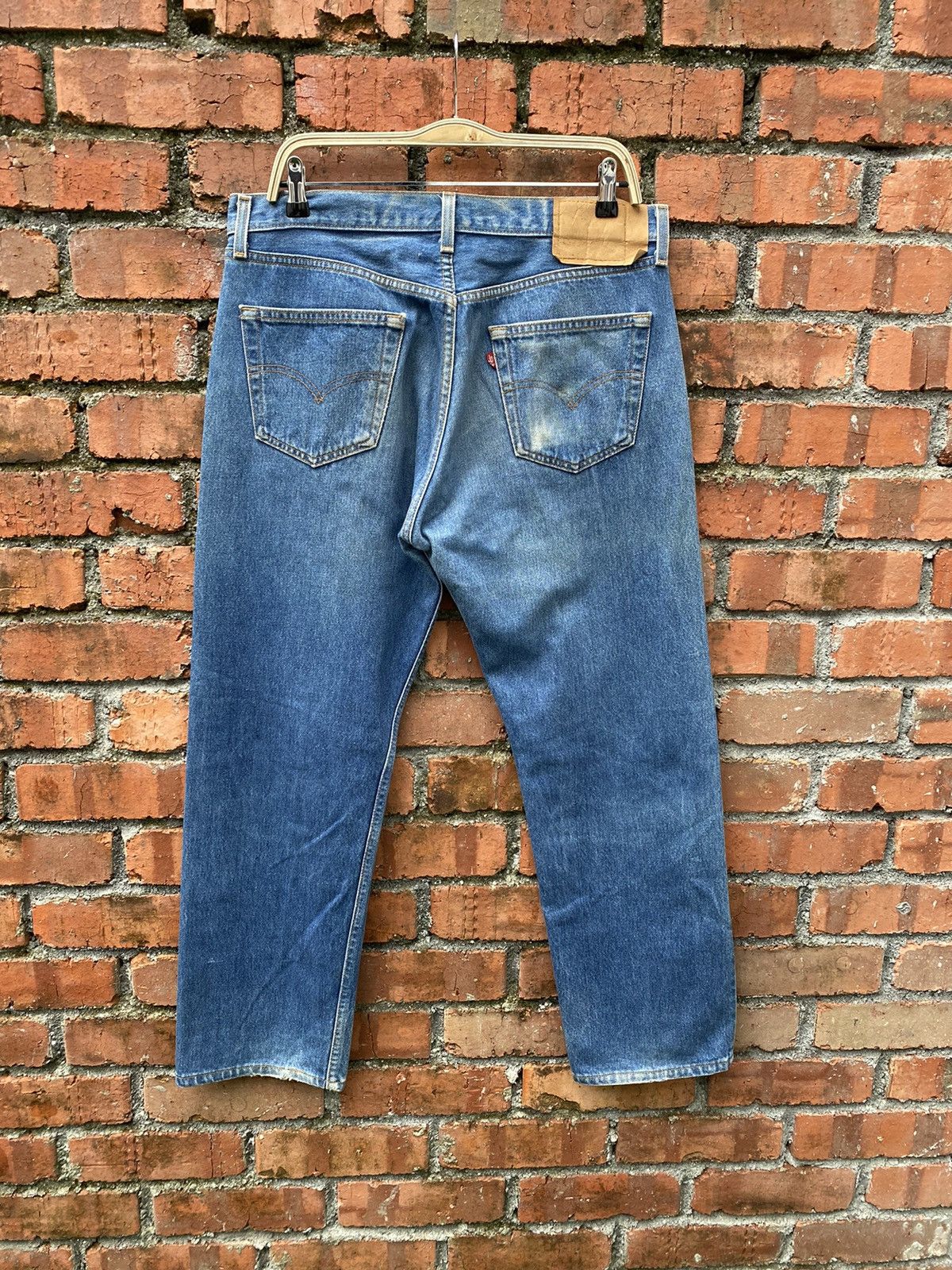 Levi's × Levi's Vintage Clothing × Vintage size 35x28.5 vintage levi's 501 90s made in USA Size US 35 - 3 Thumbnail
