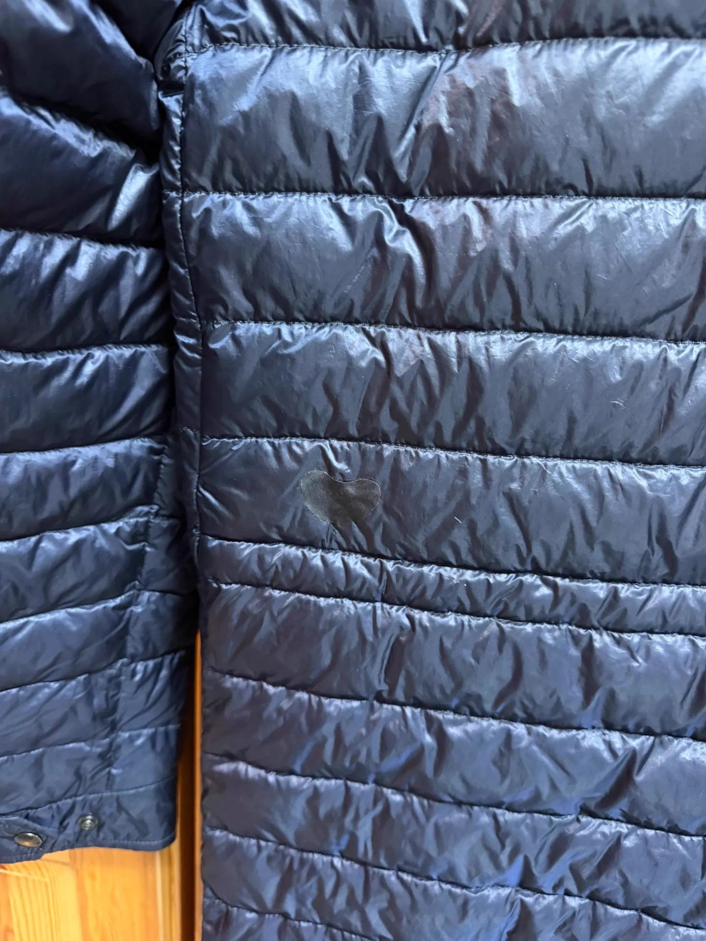 Moncler Moncler Benjamin Navy Long Down Coat 3 Size US L / EU 52-54 / 3 - 3 Thumbnail