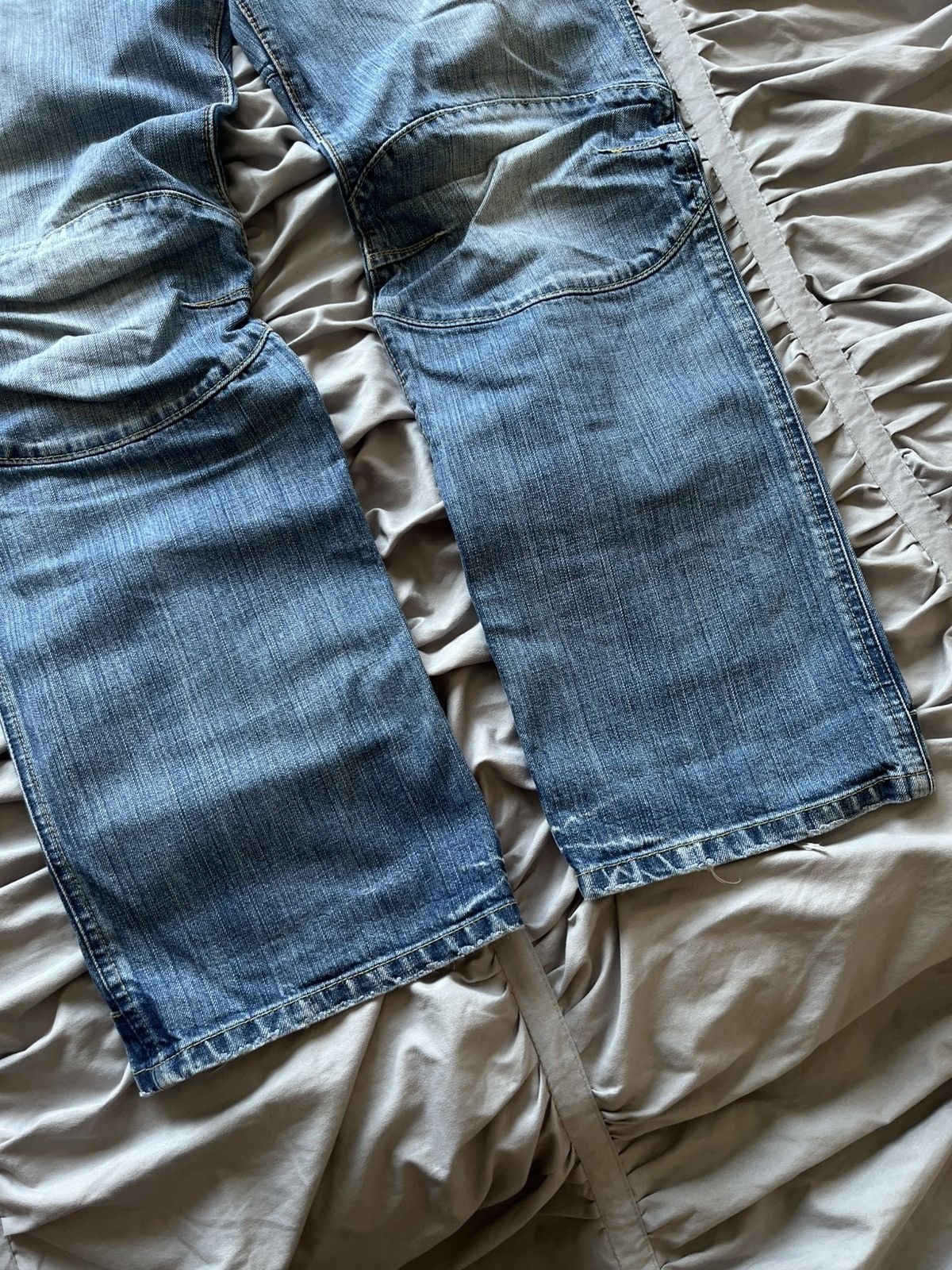 G-Star Vintage G-Star Raw Denim Double Knee Y2K Washed Baggy Size US 32 / EU 48 - 7 Thumbnail