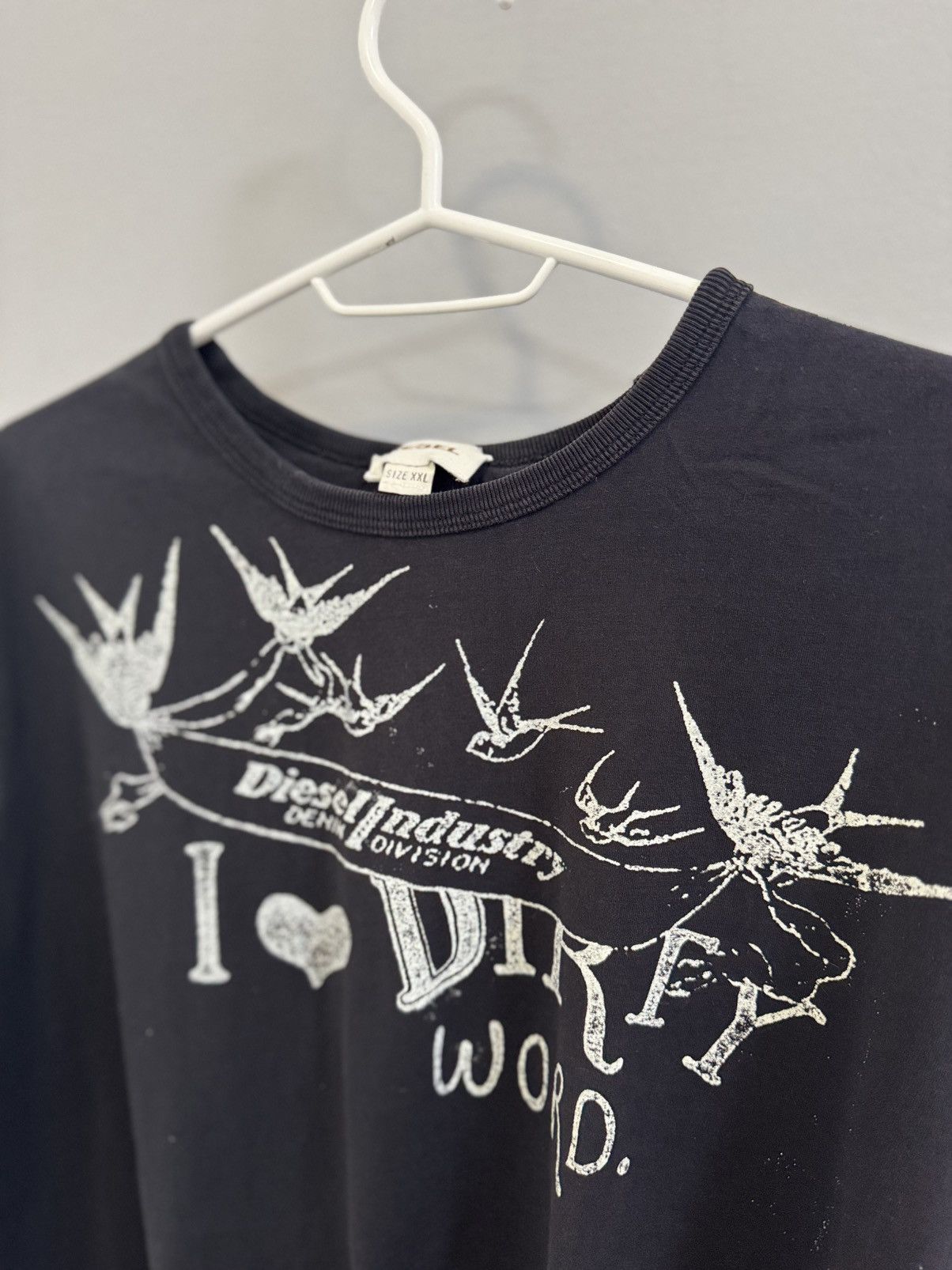 Diesel Y2K Diesel bird archival affliction distressed style shirt Size US XL / EU 56 / 4 - 5 Thumbnail
