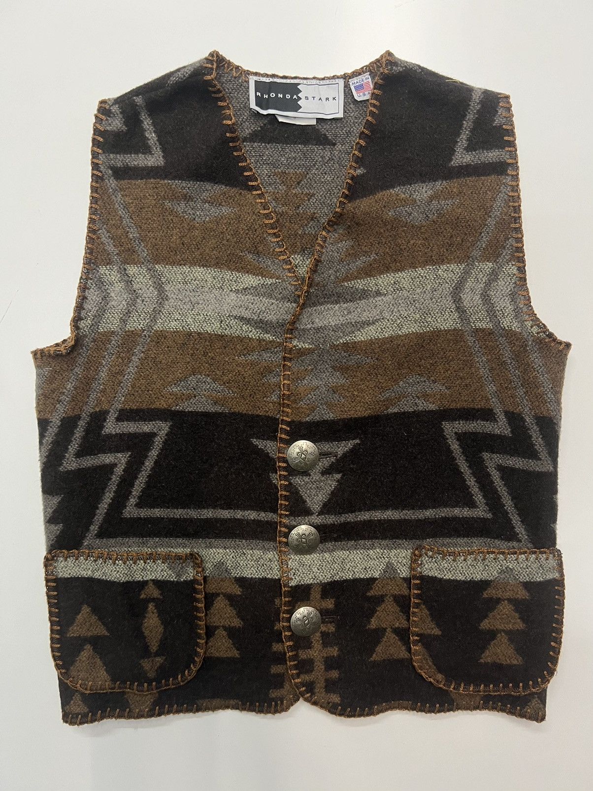 Native VINTAGE RHONDA STARK NATIVE VEST Size US S / EU 44-46 / 1 - 1 Thumbnail