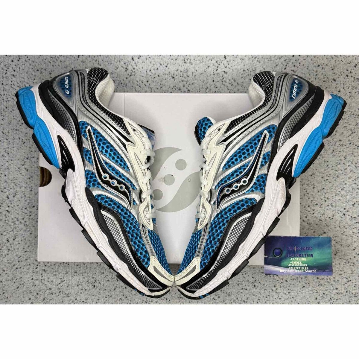 Saucony Saucony Progrid Omni OG Royal Silver 10 Men Size US 10 / EU 43 - 1 Thumbnail