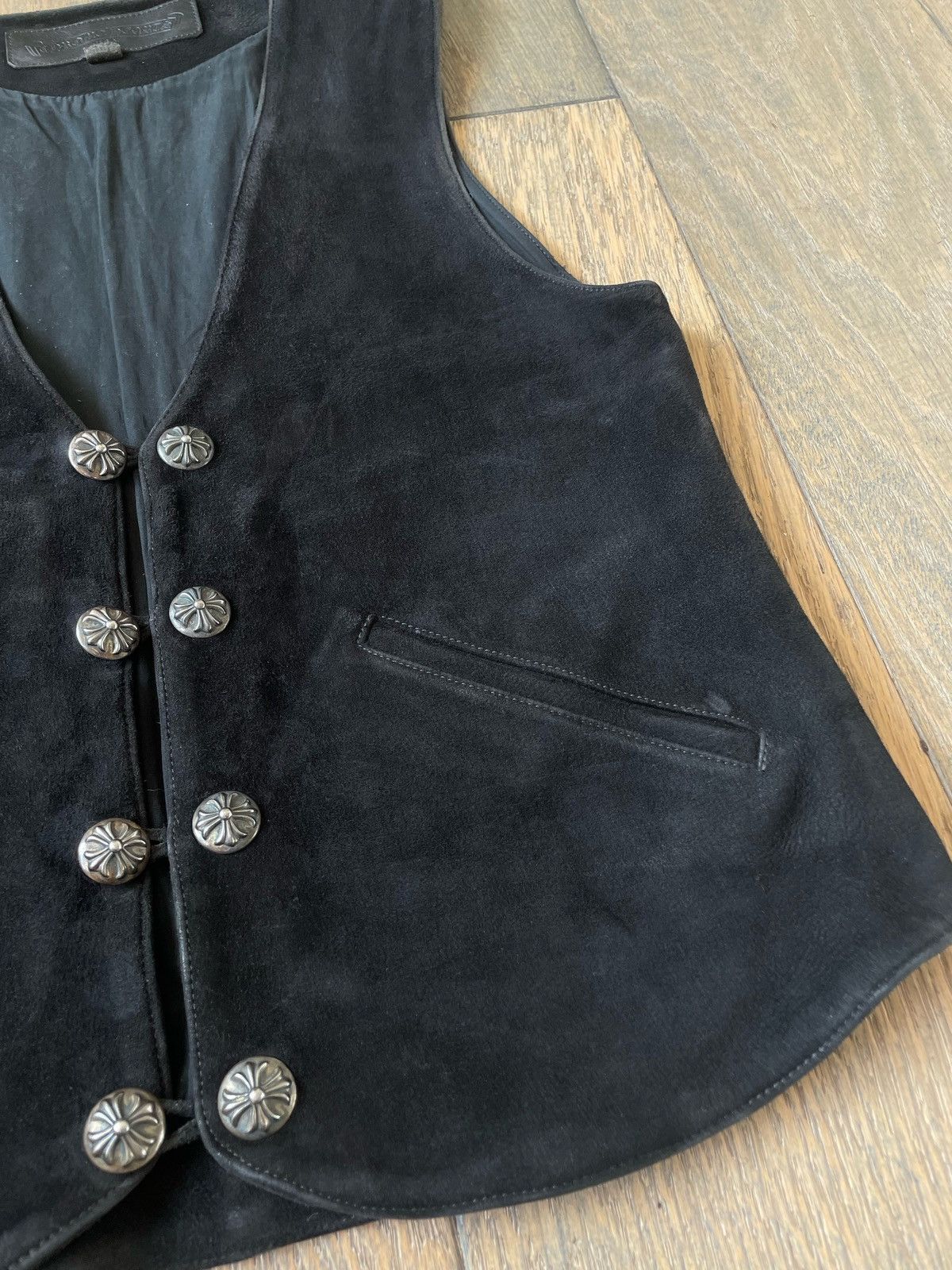 Chrome Hearts Chrome Hearts 90’s Suede/Leather Vest Size US M / EU 48-50 / 2 - 3 Thumbnail