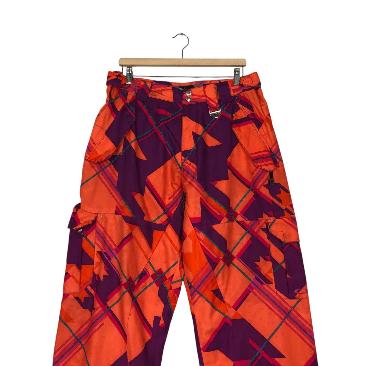 Oakley 🔥VINTAGE OVERSIZED PANTS CARGO CAMO OAKLEY ISSEY MIYAKE Size US 34 / EU 50 - 6 Thumbnail