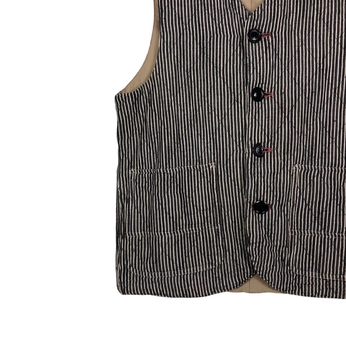 Japanese Brand 📌Vintage Hickory Chore Vest Jacket Daily Taste Kapital Size US M / EU 48-50 / 2 - 5 Thumbnail