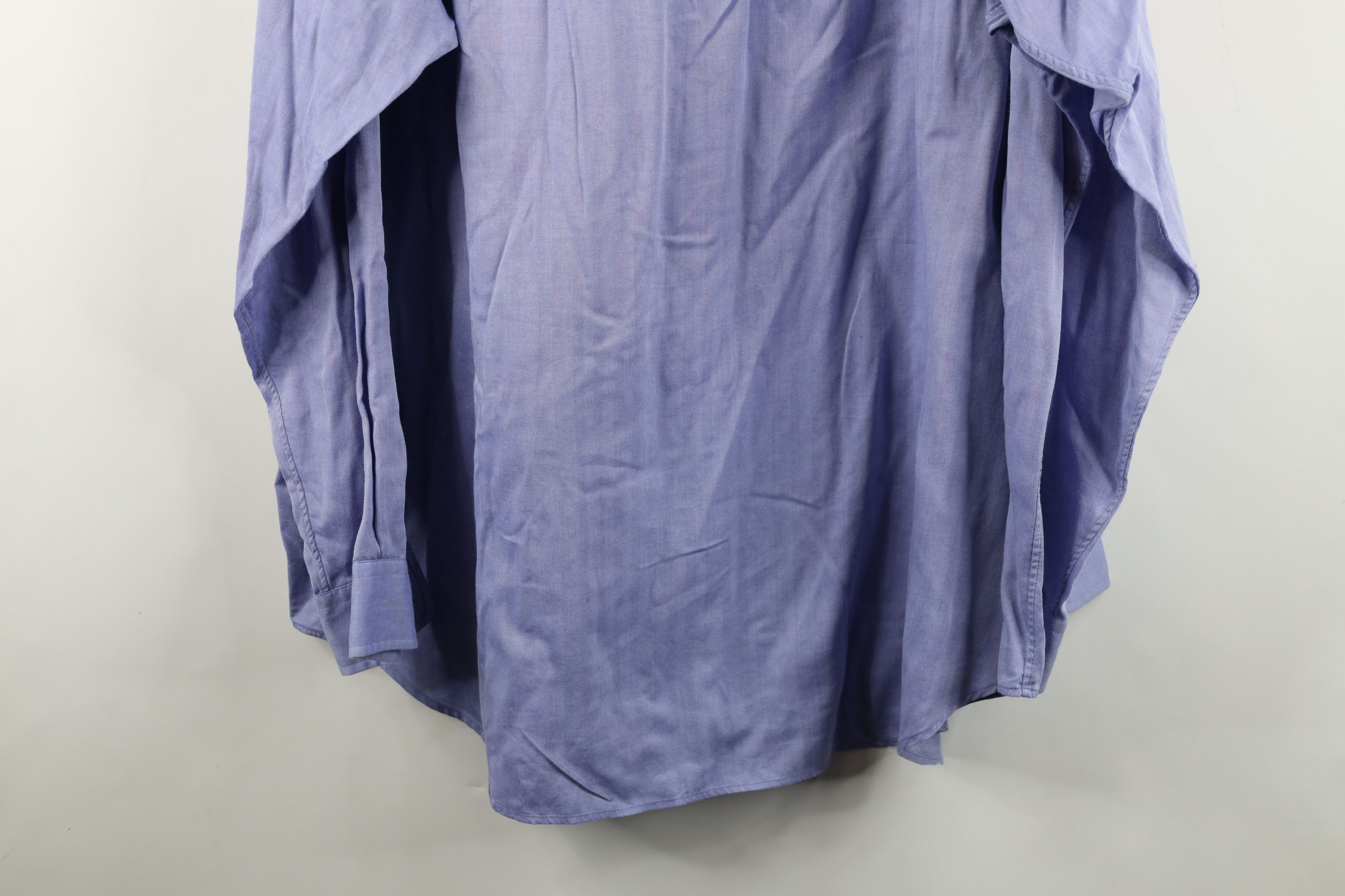 Ralph Lauren Vintage 90s Ralph Lauren Collared Button Down Shirt Blue Size US XXL / EU 58 / 5 - 14 Thumbnail