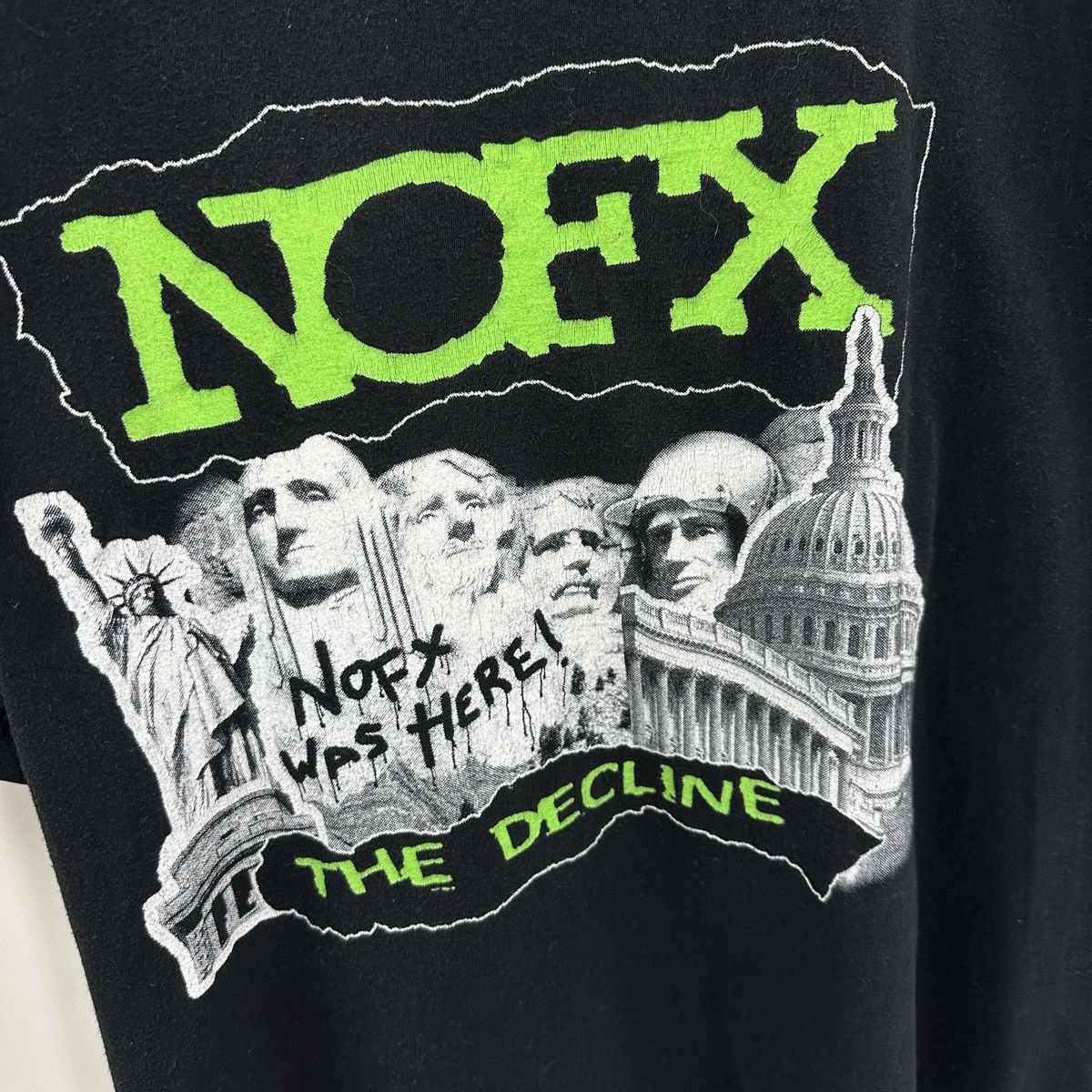 Band Tees Vintage 00s NOFX The Decline rock band tee Liberty punk core Size US XL / EU 56 / 4 - 5 Thumbnail
