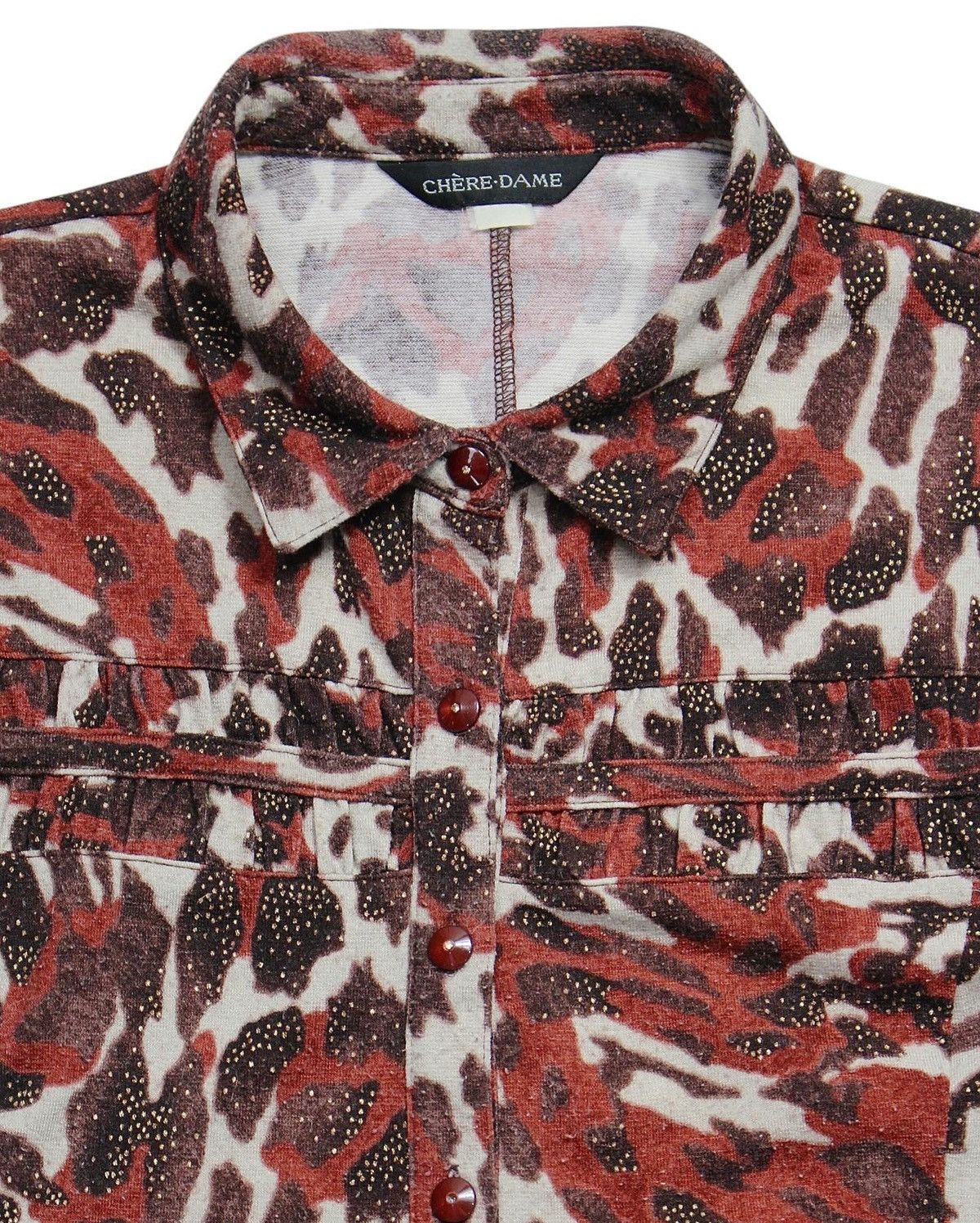 Hysteric Glamour 2000S CHÈRE DAME LEOPARD SHIRT Size US L / EU 52-54 / 3 - 2 Thumbnail