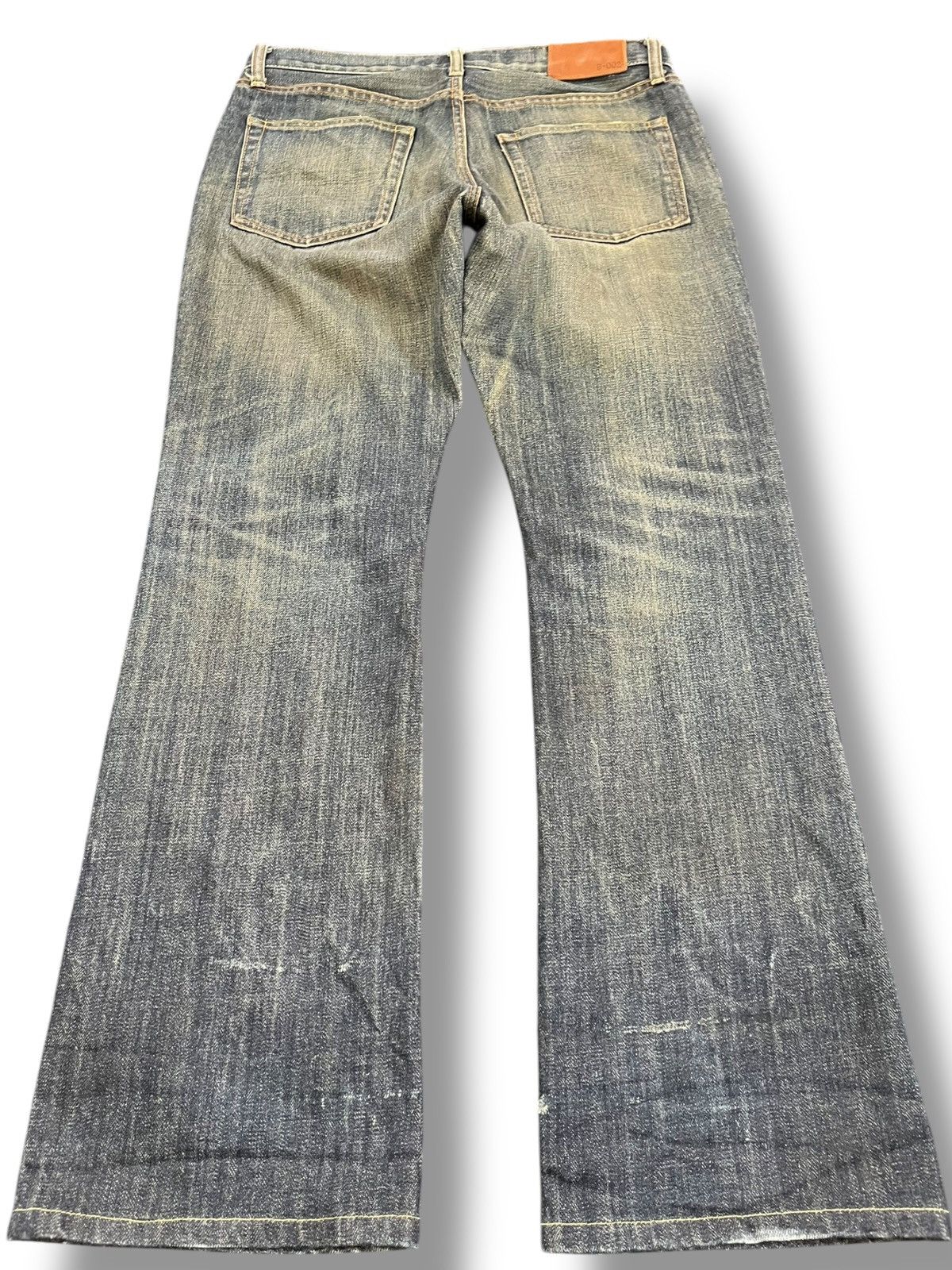 Jun Takahashi × Uniqlo Vintage Uniqlo B-002 Flare Mudwash Denim Size US 32 / EU 48 - 5 Thumbnail