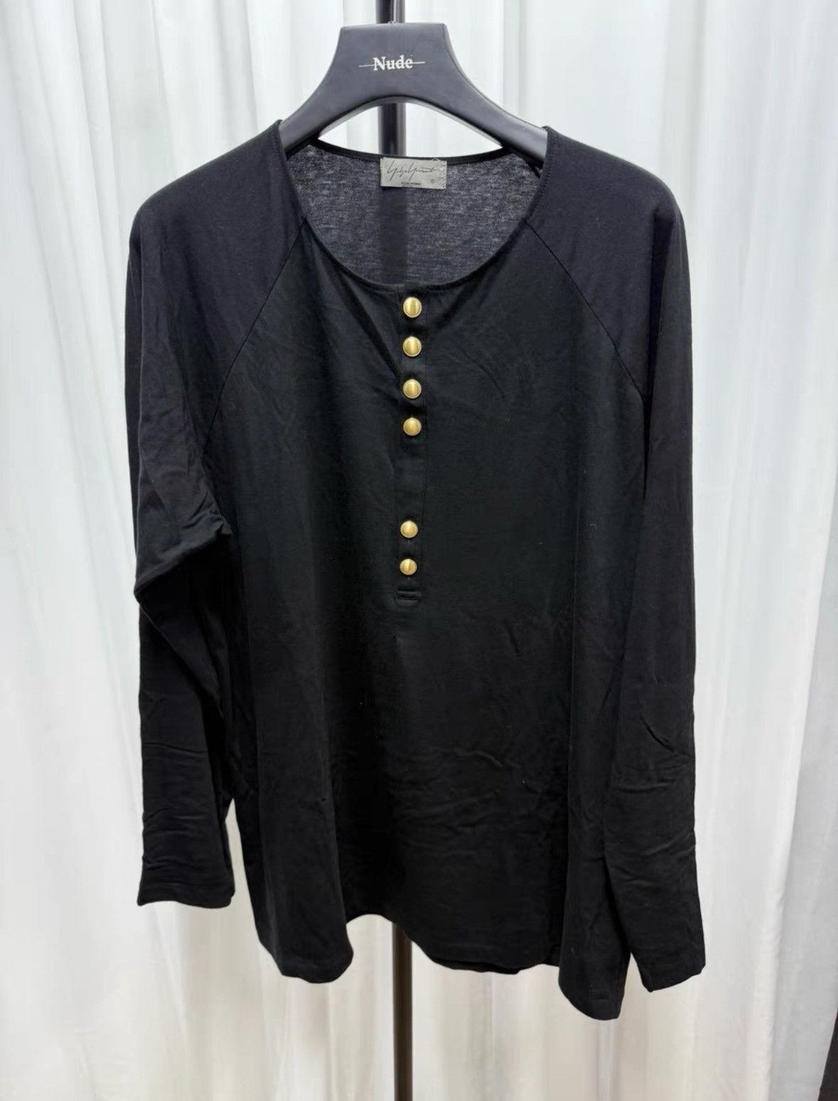 Yohji Yamamoto Yohji yamamoto pour homme Golden Botton LS Shirt Size US L / EU 52-54 / 3 - 1 Thumbnail