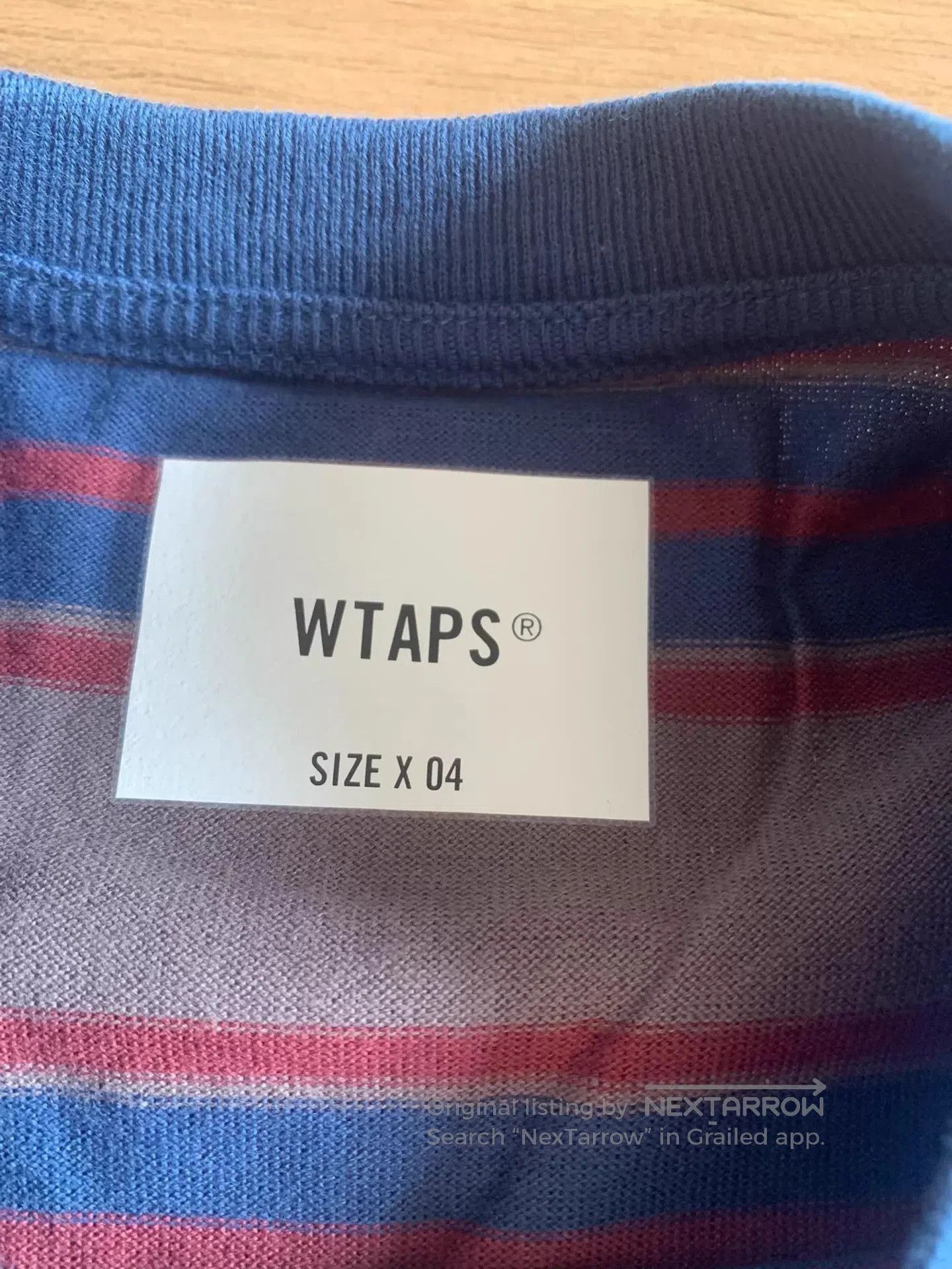 Wtaps Striped Long Sleeve Shirt . Size US XL / EU 56 / 4 - 4 Thumbnail