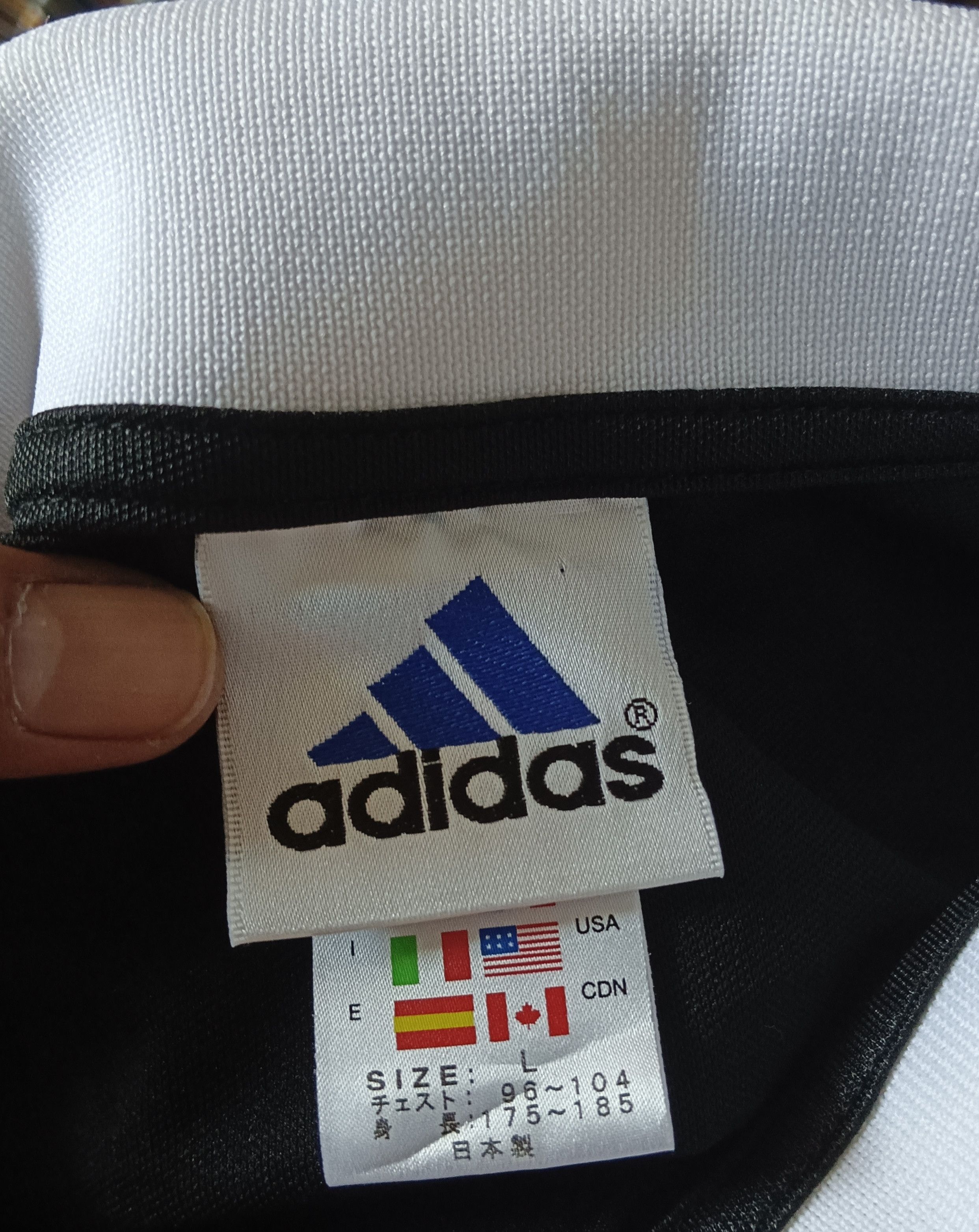 Adidas ADIDAS Vintage Polos Rugby Shirt Size L Made in Japan Size US L / EU 52-54 / 3 - 2 Thumbnail
