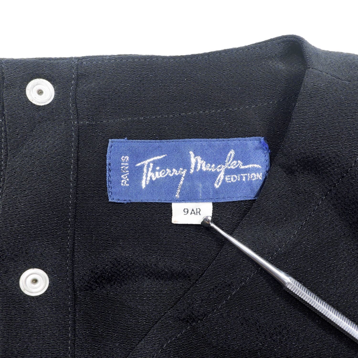 Thierry Mugler 90’S THIERRY MUGLER V-NECKLINE MIDI DRESS Size M / US 6-8 / IT 42-44 - 3 Thumbnail