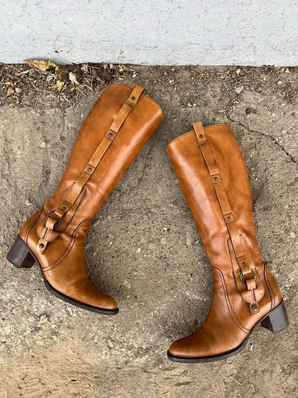 If Six Was Nine × Japanese Brand × Vintage Vintage As 98 Guidi style Leather Faded Biker High Boots Size US 6 / IT 36 - 4 Thumbnail