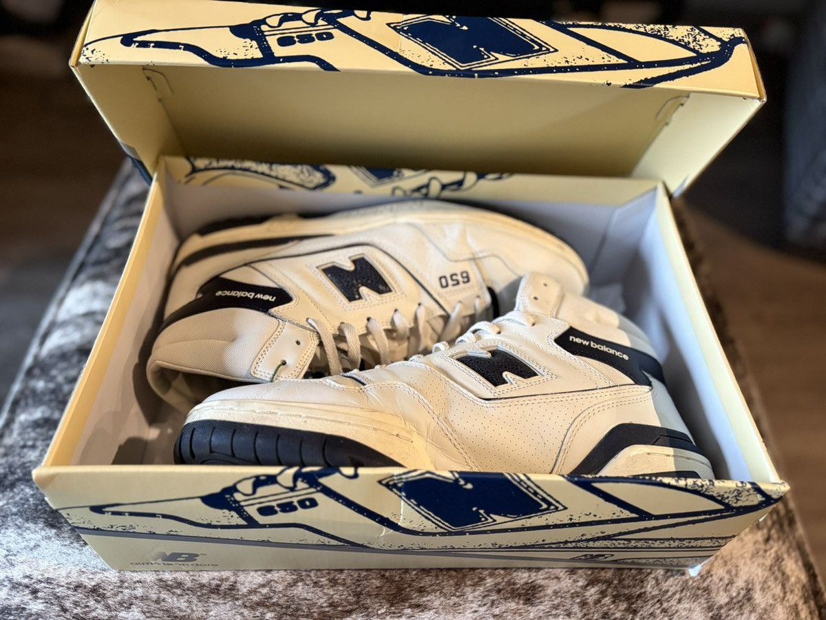 Aime Leon Dore × New Balance New Balance 650R Aime Leon Dore White/ Navy Size US 13 / EU 46 - 1 Thumbnail