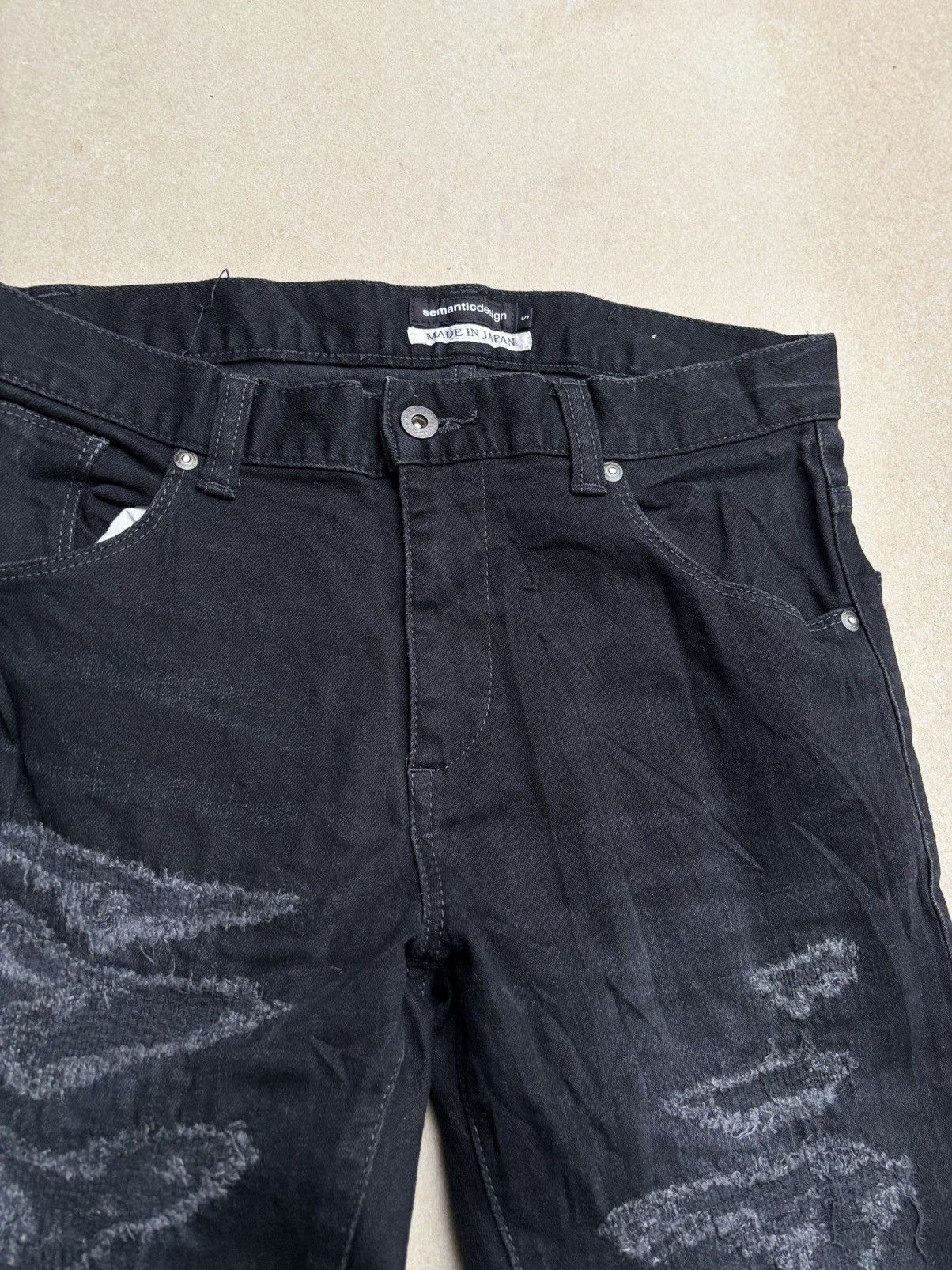 semanticdesign SEMANTIC DESIGN lace-up jeans Size US 27 - 3 Thumbnail