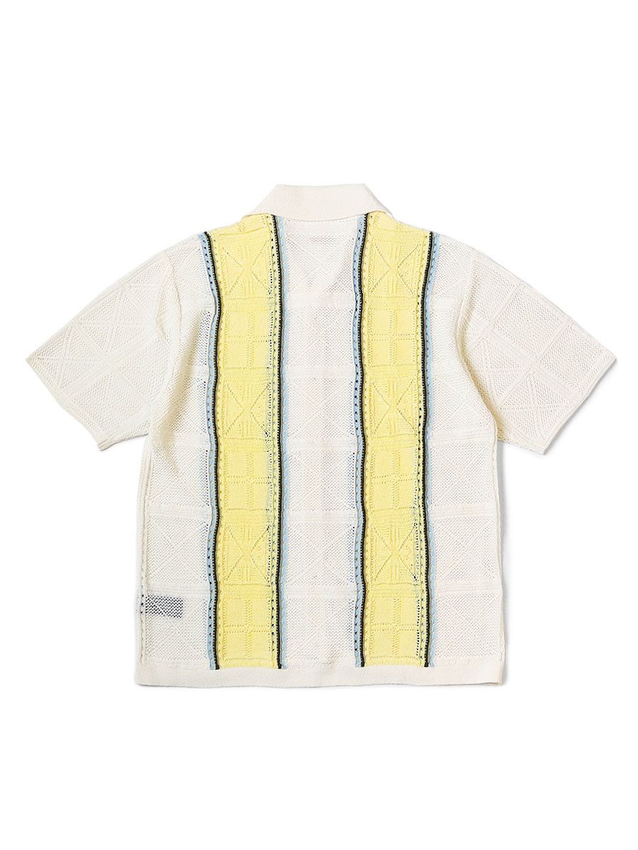 Kapital Kapital 12G Crochet Knit Tennessee Aloha Polo shirt Size US L / EU 52-54 / 3 - 2 Thumbnail