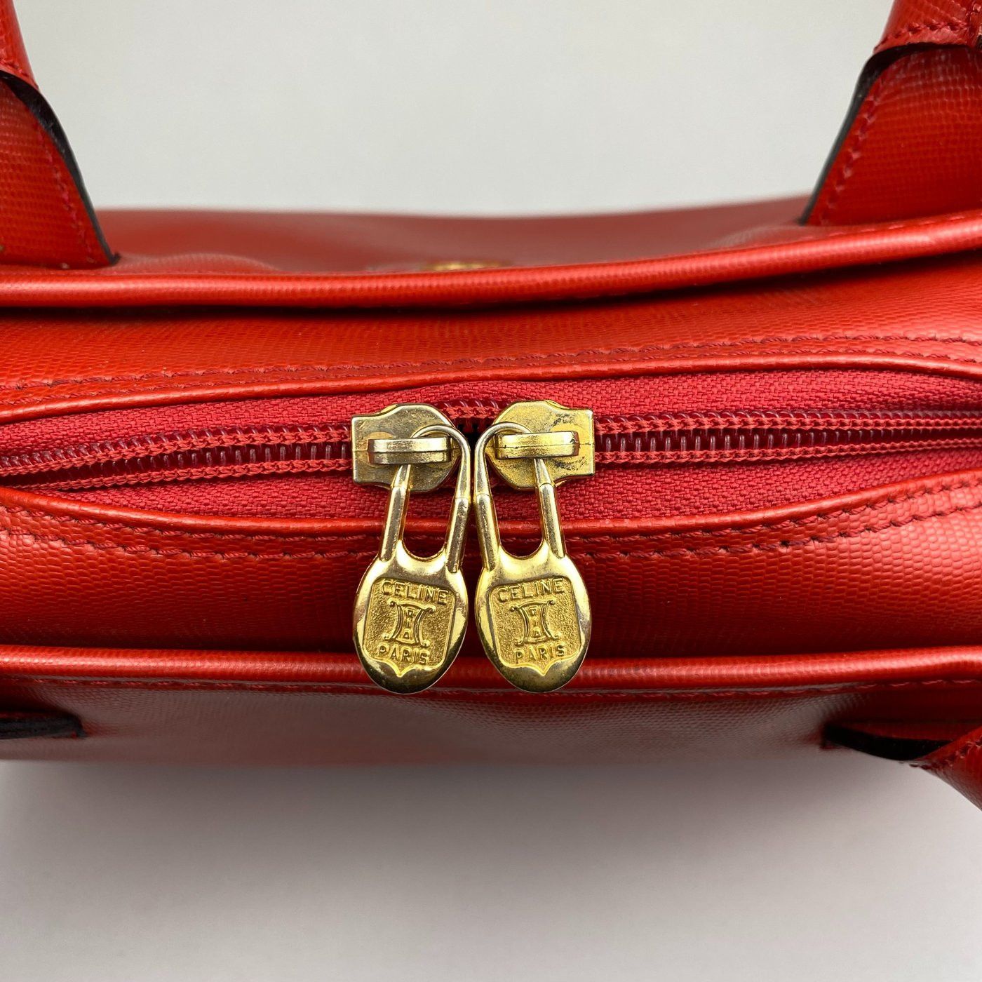 Celine Celine Red Leather 2-way Handbag Size ONE SIZE - 20 Thumbnail