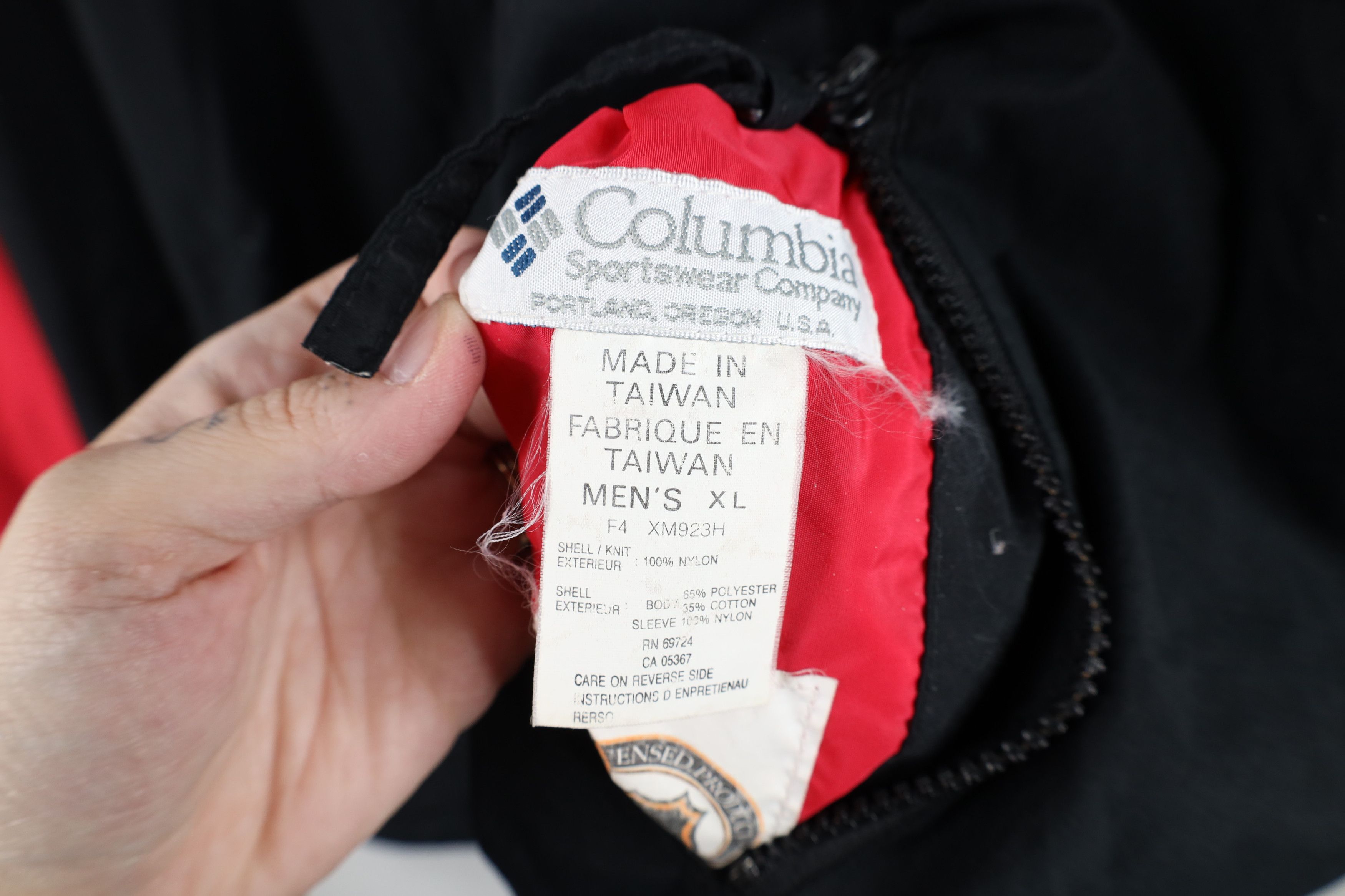 Columbia Vintage 90s Columbia Reversible Hockey Bomber Jacket Size US XL / EU 56 / 4 - 7 Thumbnail
