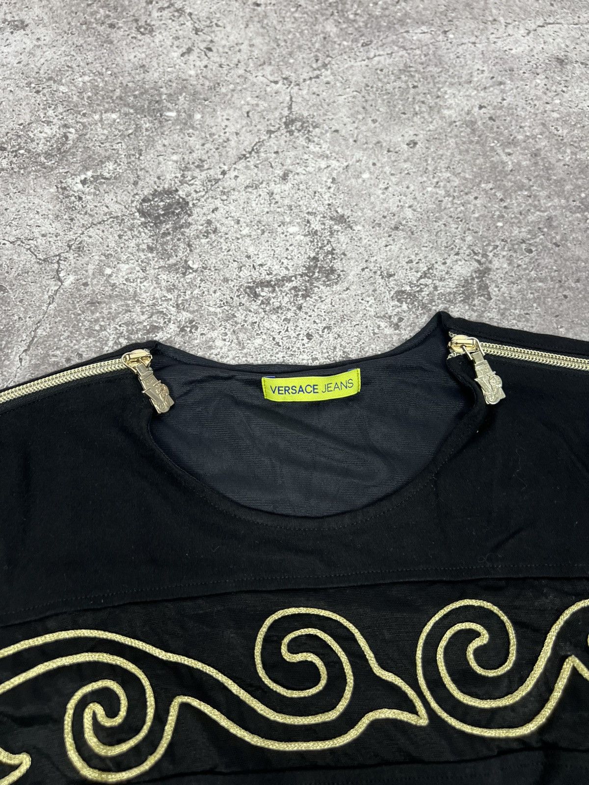 Versace Jeans Couture Versace Jeans Mini Dress Black Size M / US 6-8 / IT 42-44 - 8 Thumbnail
