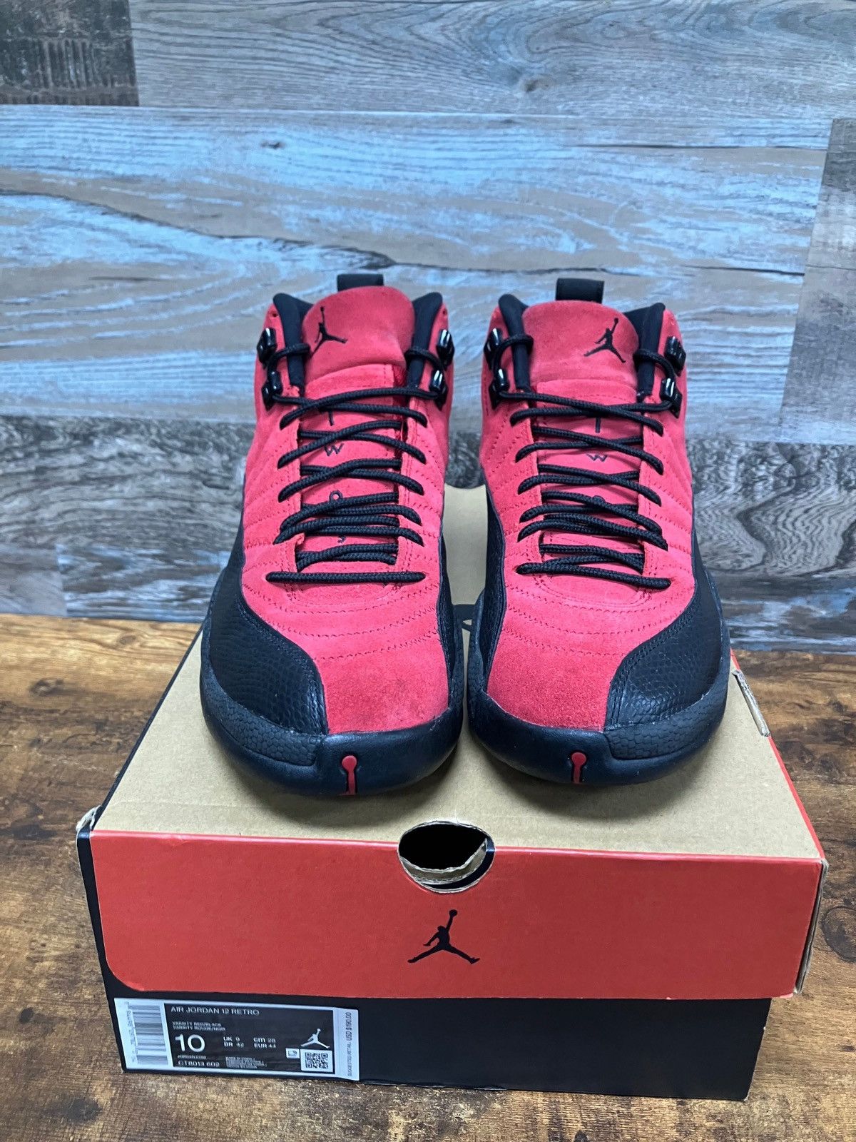 Jordan Brand 10-Air Jordan 12 Reverse Flu Game Size US 10 / EU 43 - 2 Thumbnail