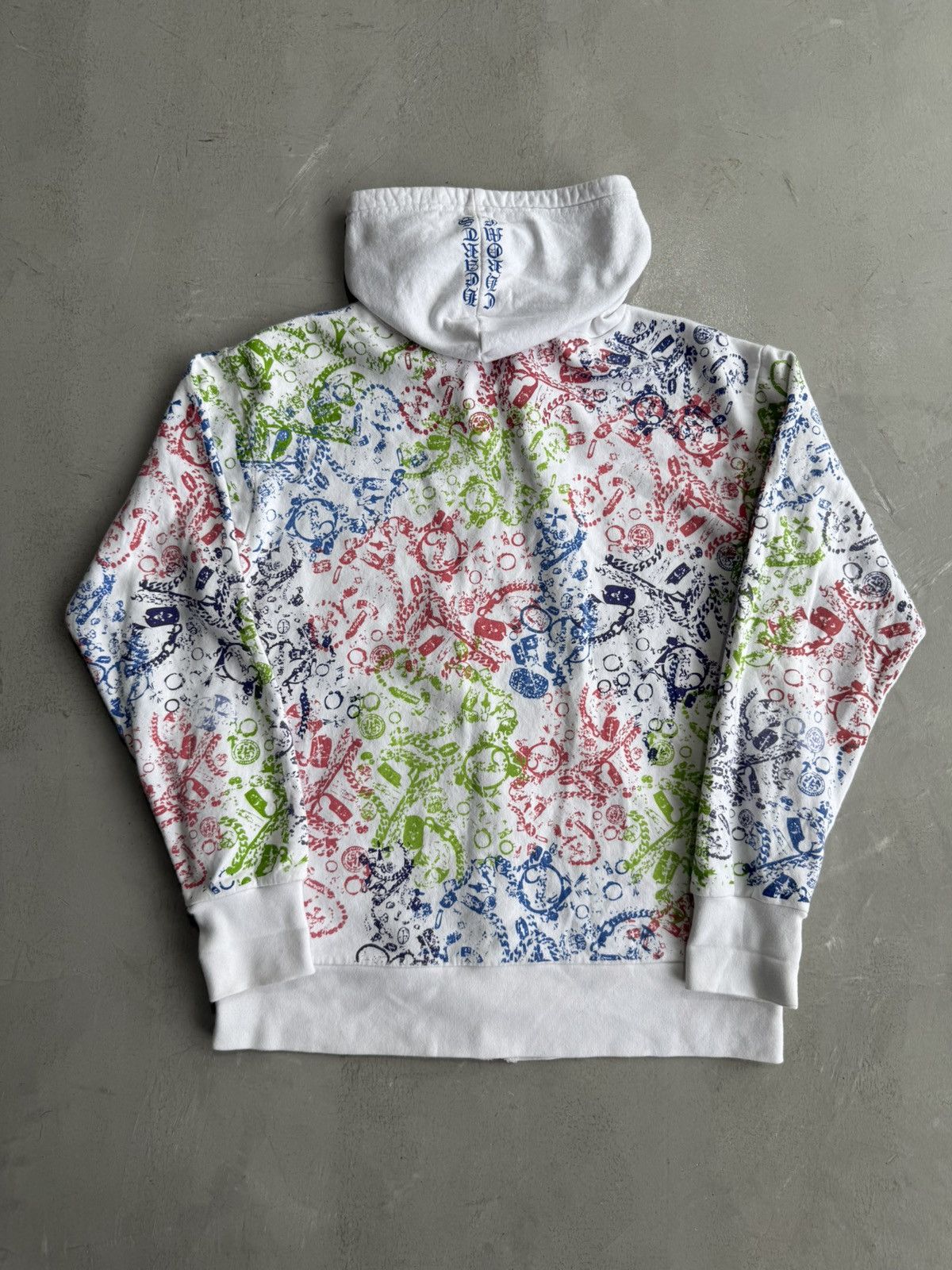 Chrome Hearts Rare 2000s - All Over Print Zip Hoodie Size US M / EU 48-50 / 2 - 2 Thumbnail